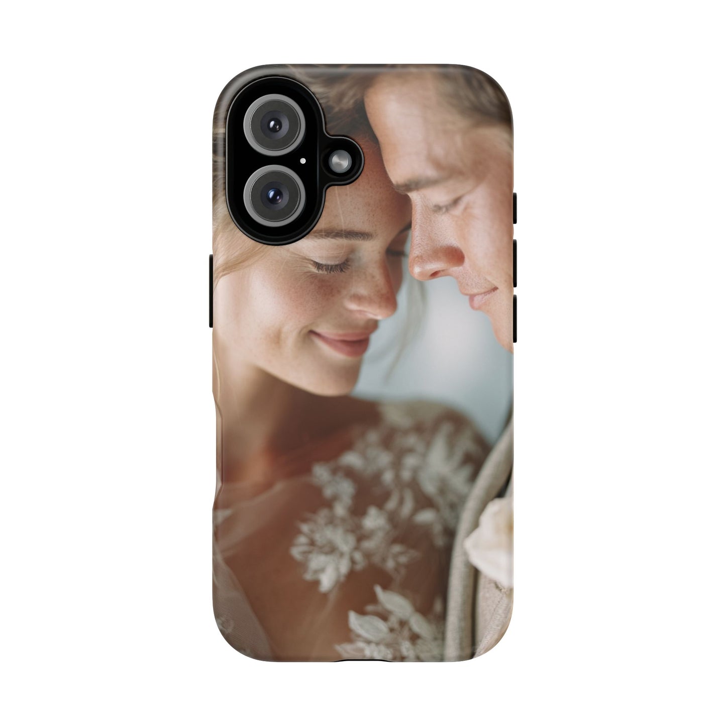 Personalized Photo Tough Phone Case (Custom Couple/Wedding Portrait)