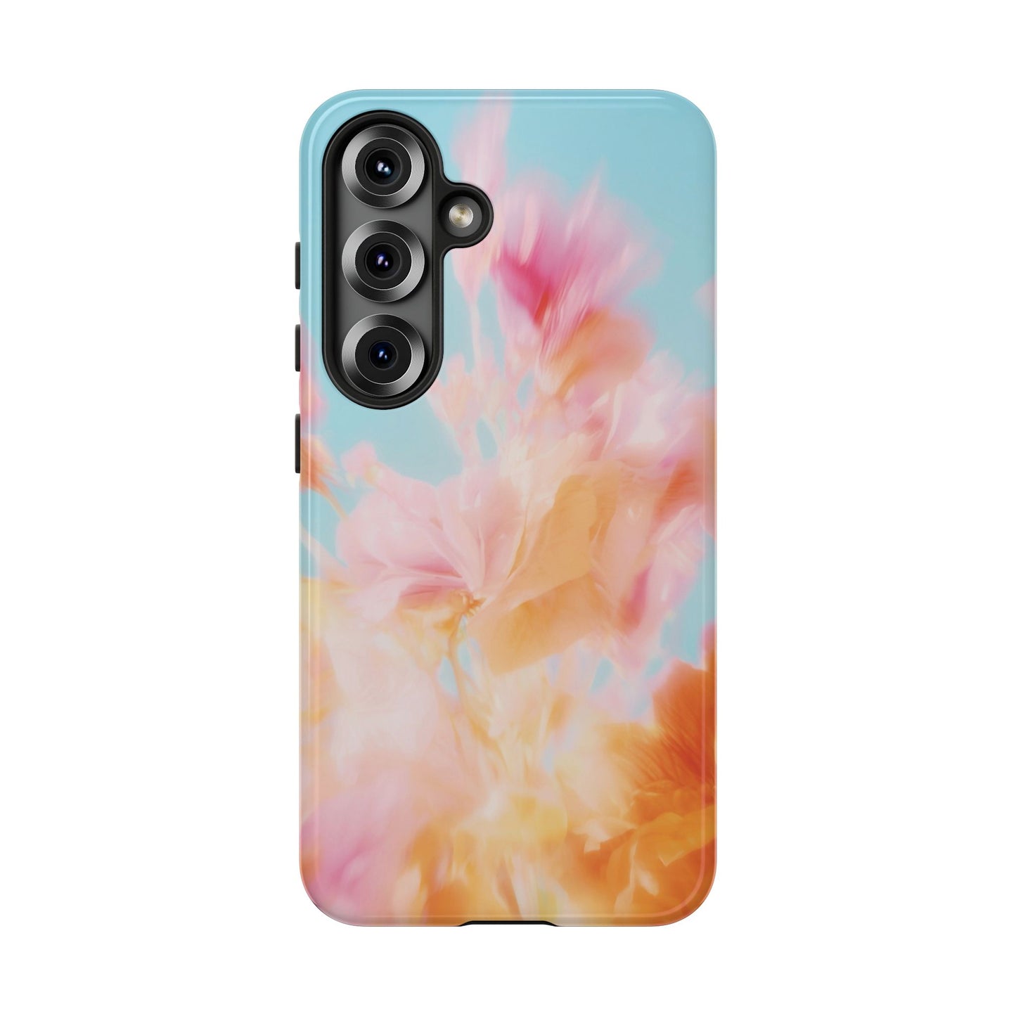 Grainy Blur Flower Phone Case