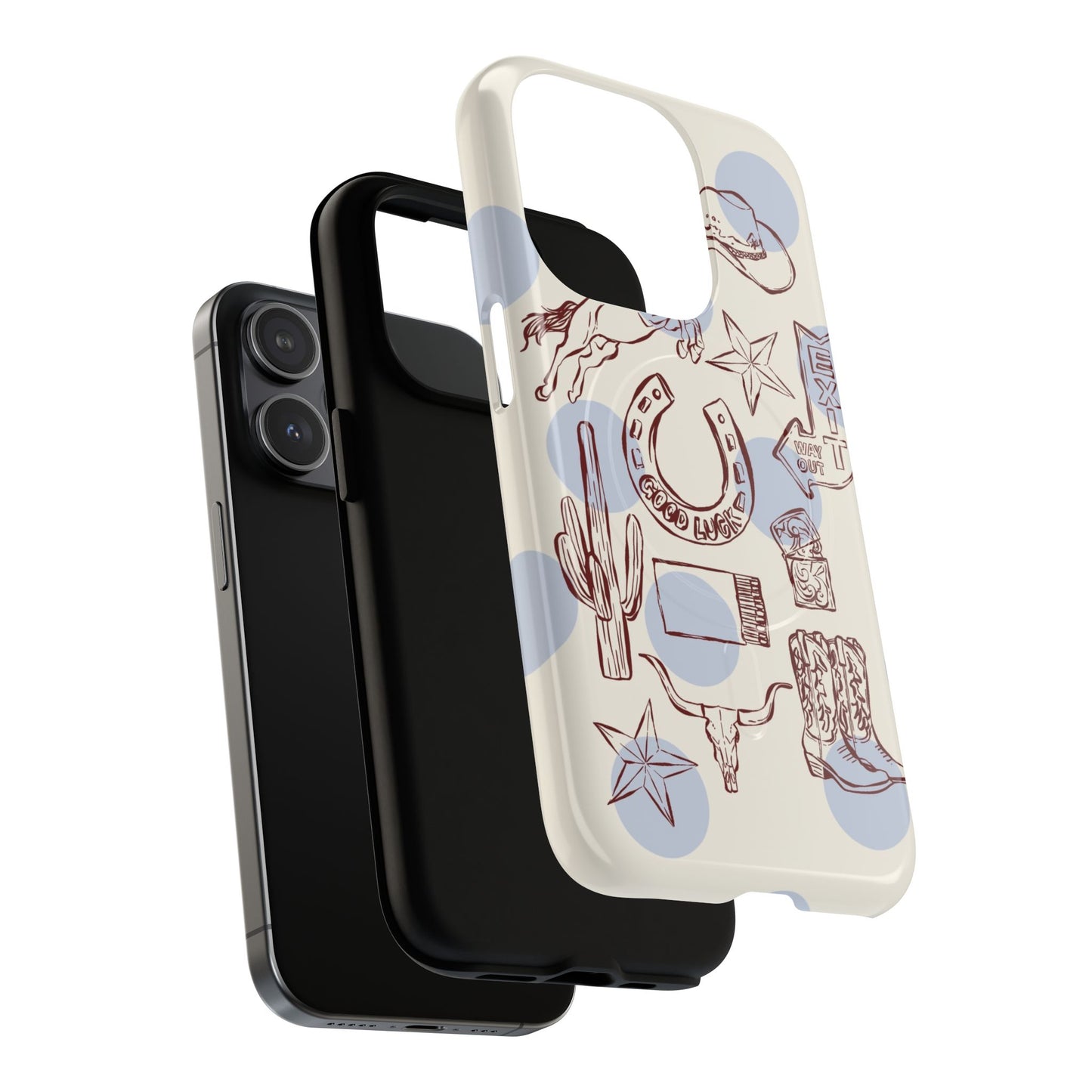 Western Cowboy Phone Case — Tough Magnetic Protective Case