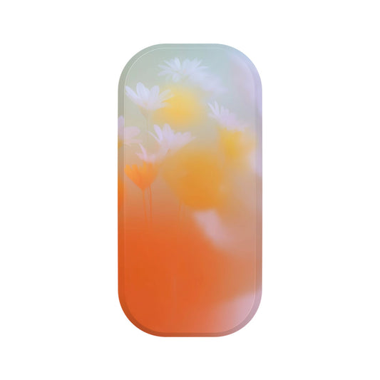 Clickit Kindle & Phone Stand — Orange Daisy Gradient Pop Socket for Phones