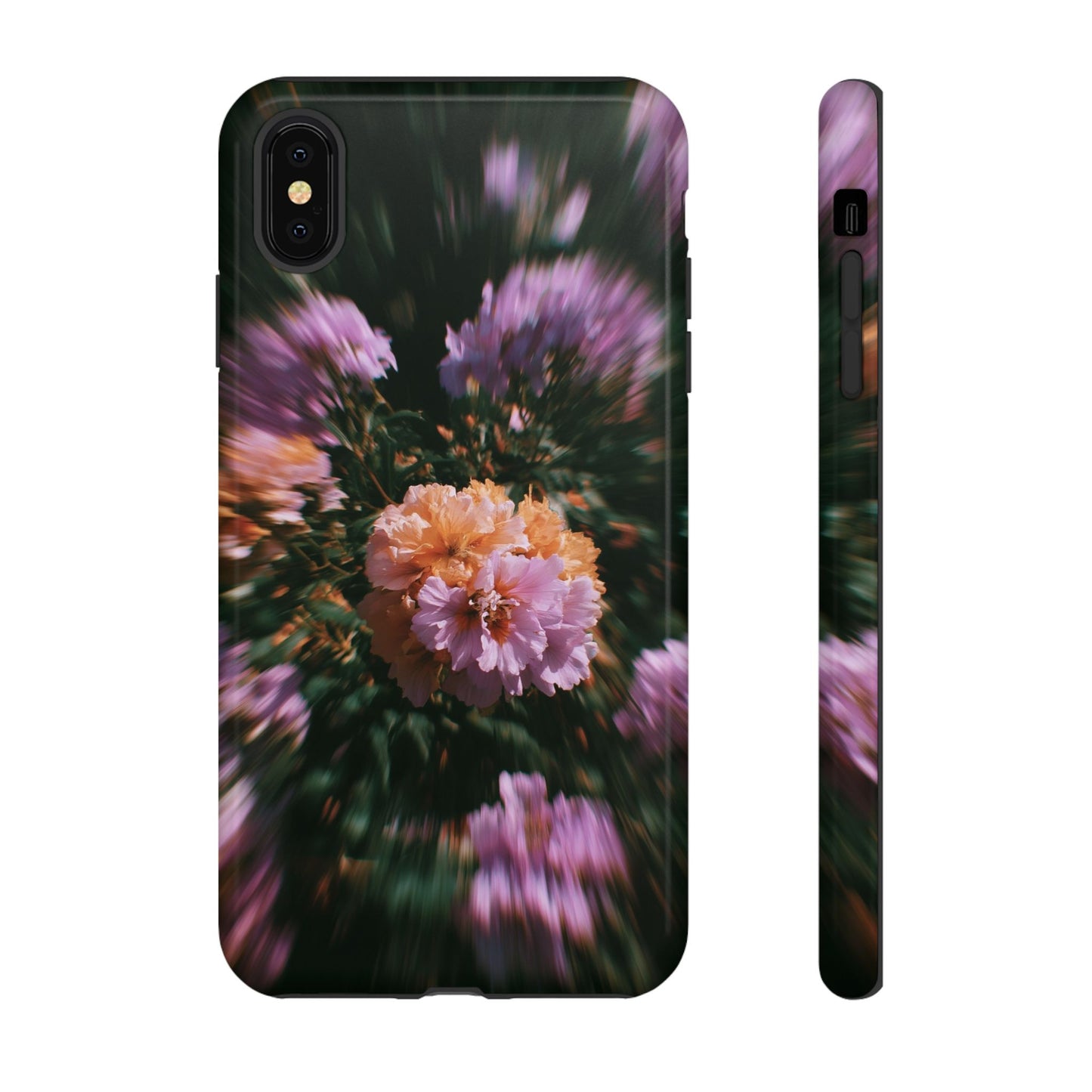 Grainy Blur Flower Phone Case