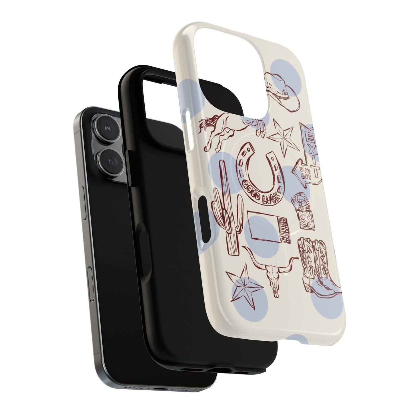 Western Cowboy Phone Case — Tough Magnetic Protective Case
