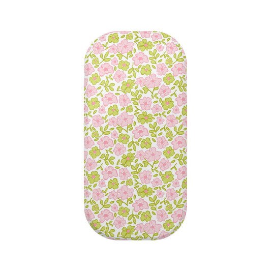 Phone Stand — Pink Floral Pattern Clickit Grip & Kickstand
