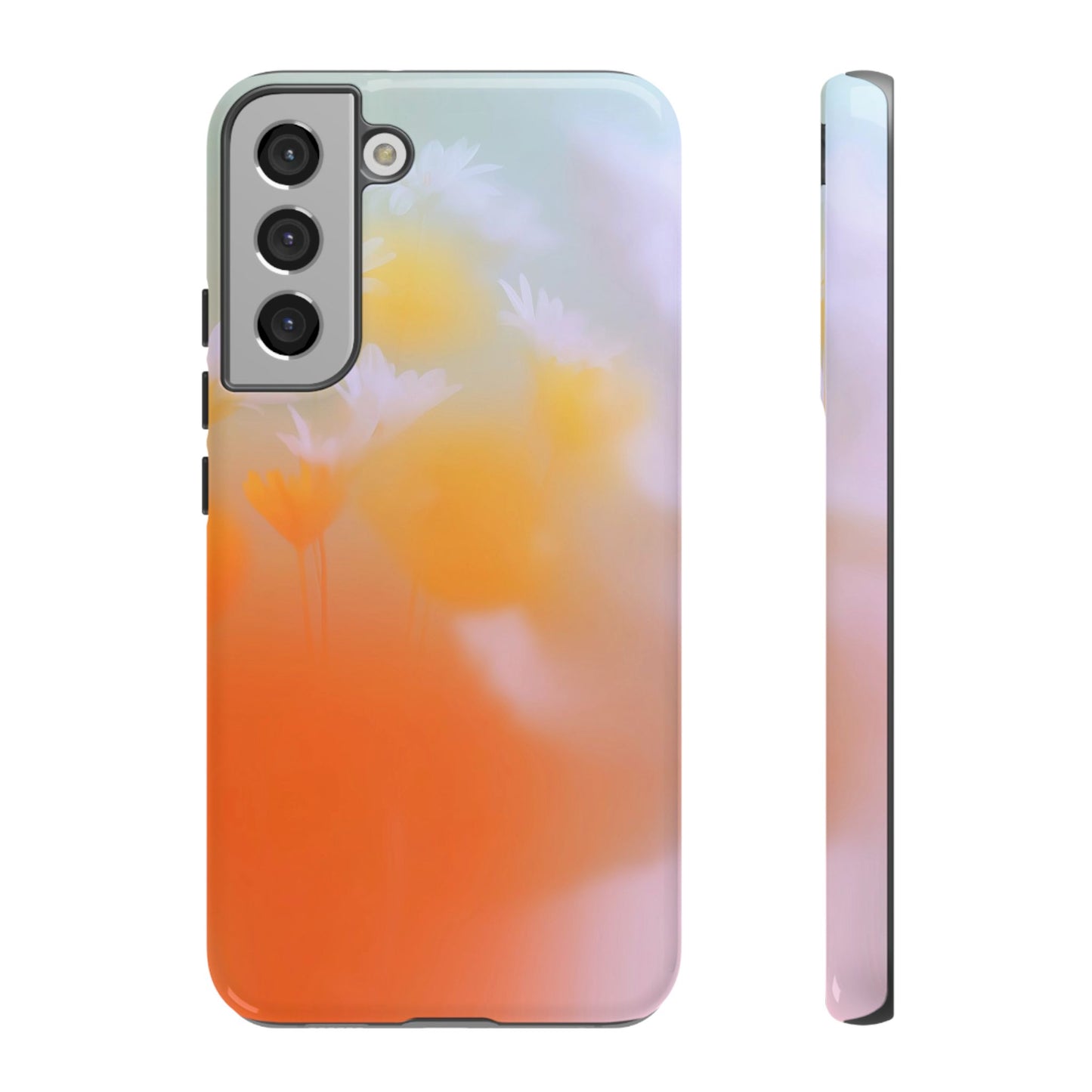 Grainy Blur Flower Phone Case