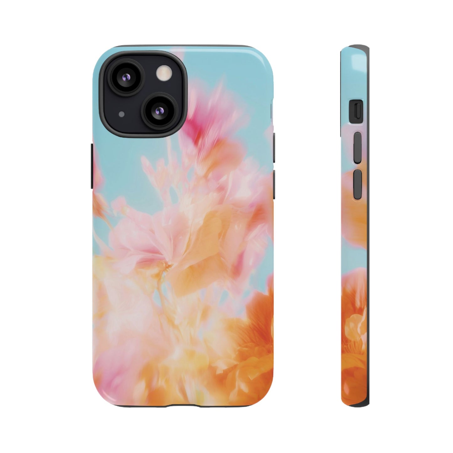 Grainy Blur Flower Phone Case
