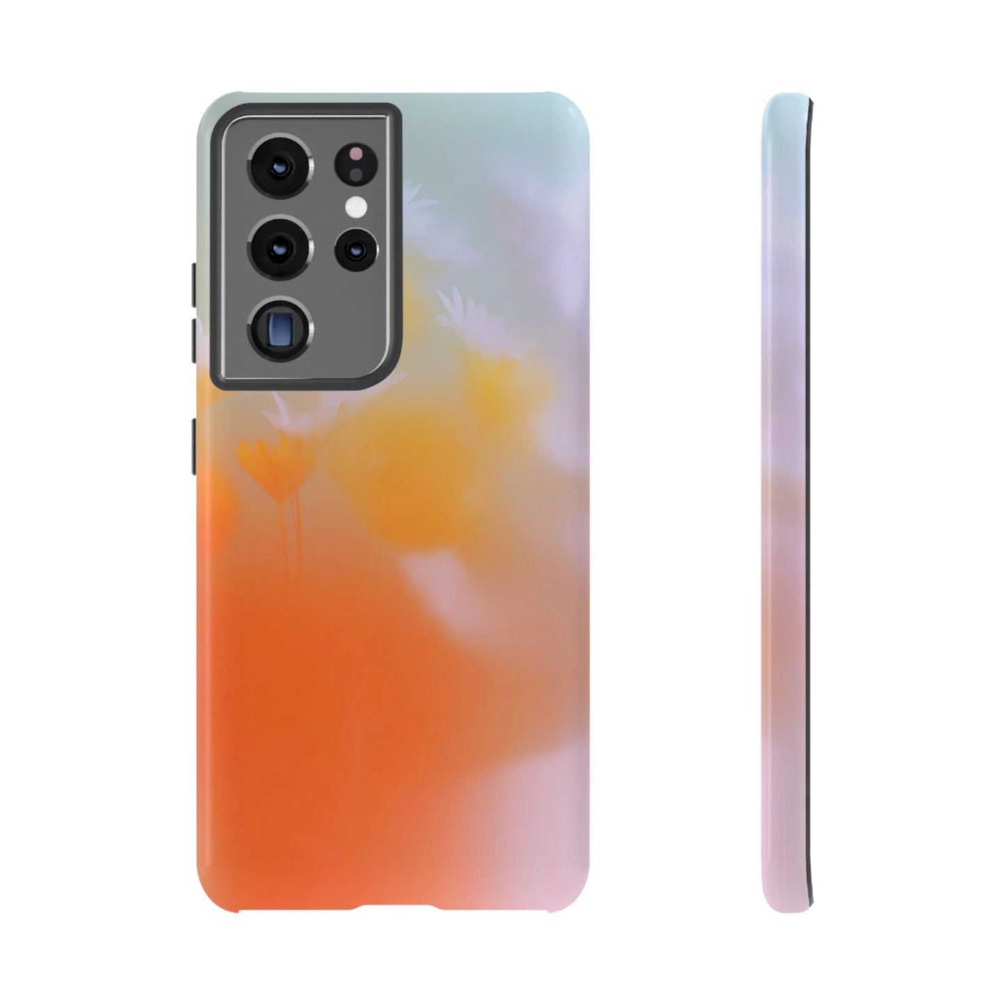 Grainy Blur Flower Phone Case