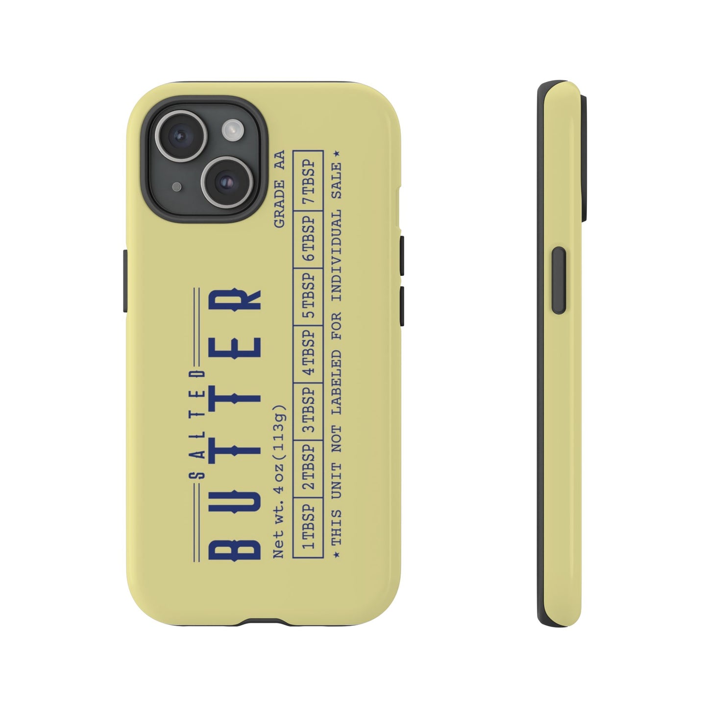 Salted Butter Tough Phone Case — Durable Protective Phone Case