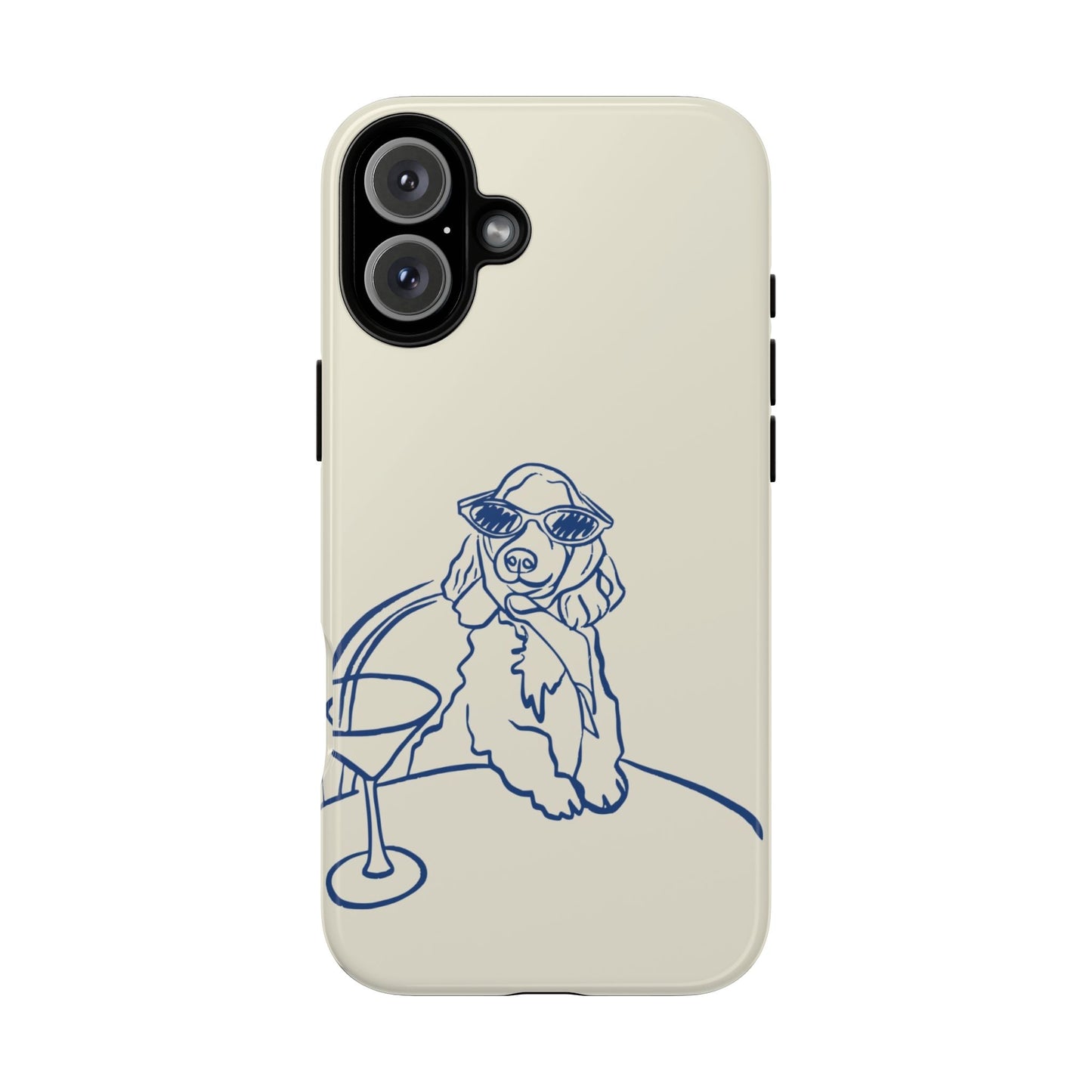 Fashion Dog Design Tough Phone Case