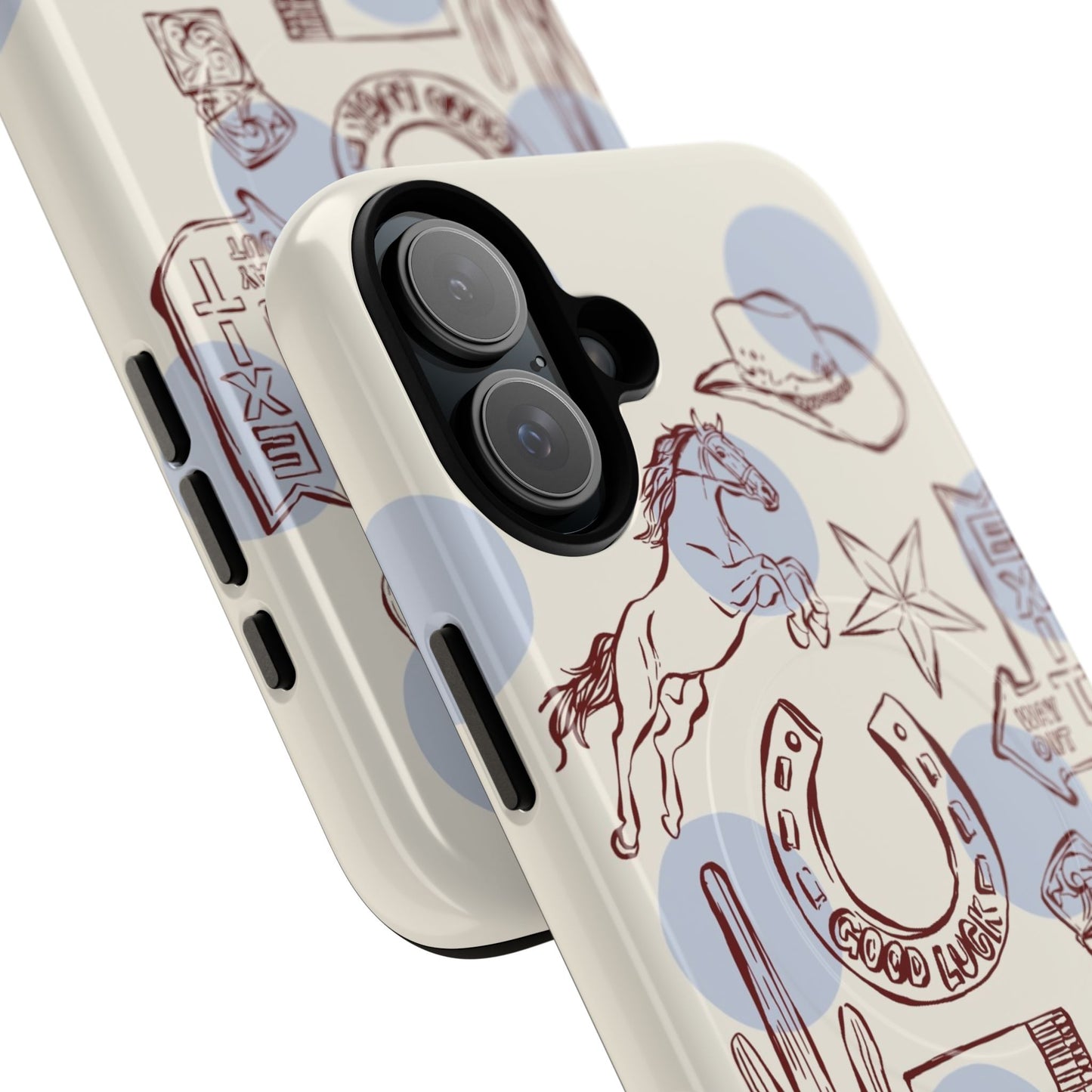 Western Cowboy Phone Case — Tough Magnetic Protective Case