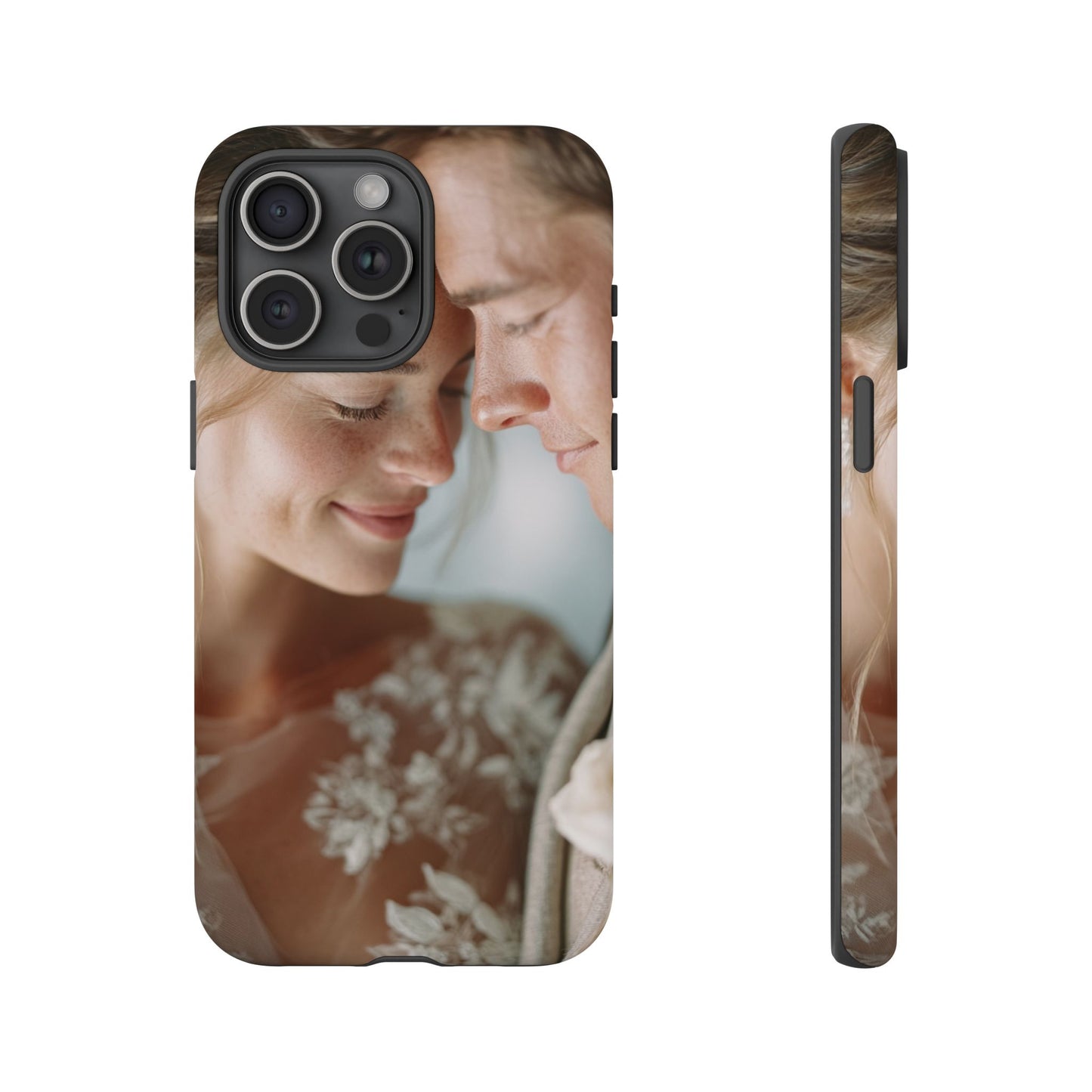 Personalized Photo Tough Phone Case (Custom Couple/Wedding Portrait)
