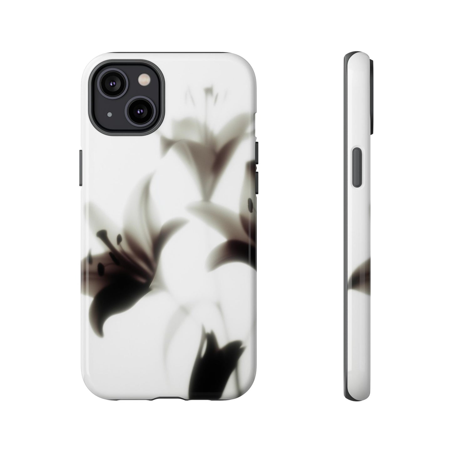 Grainy Blur Flower Phone Case