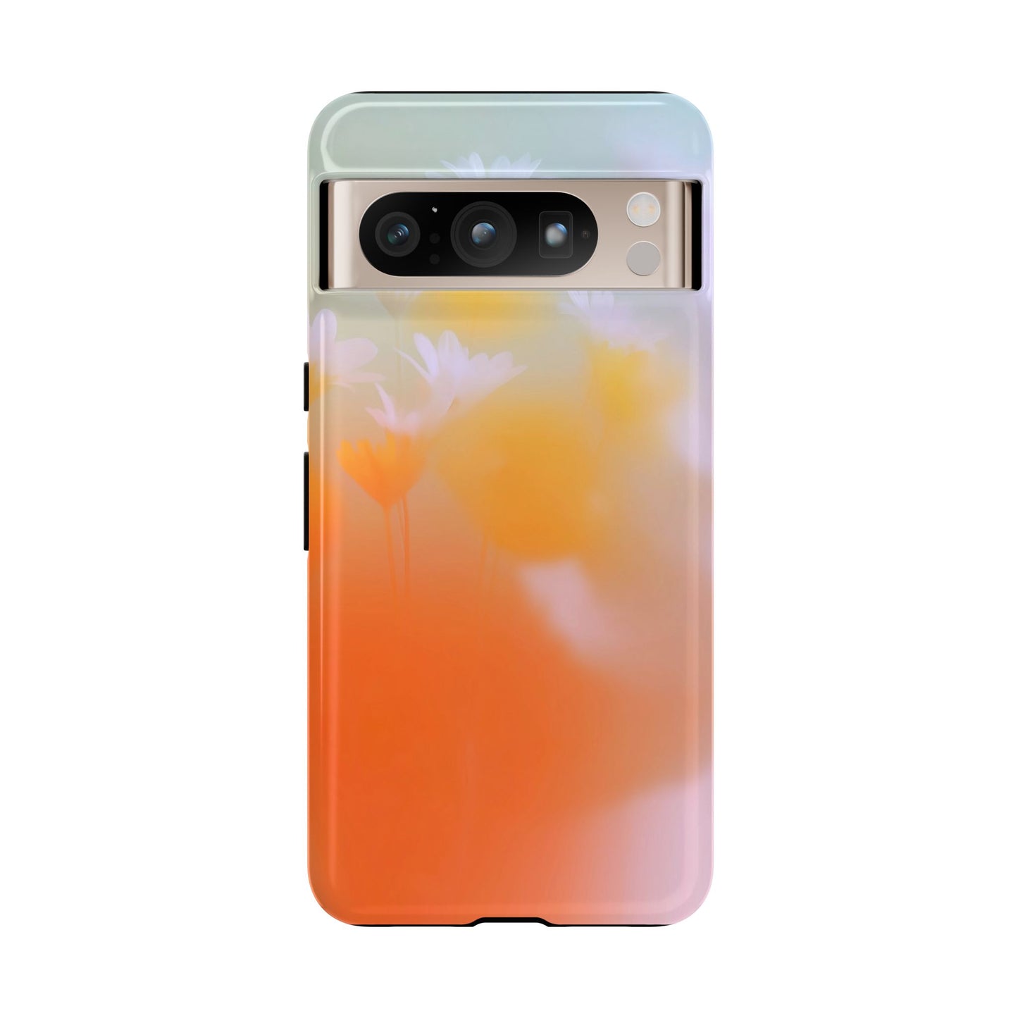 Grainy Blur Flower Phone Case