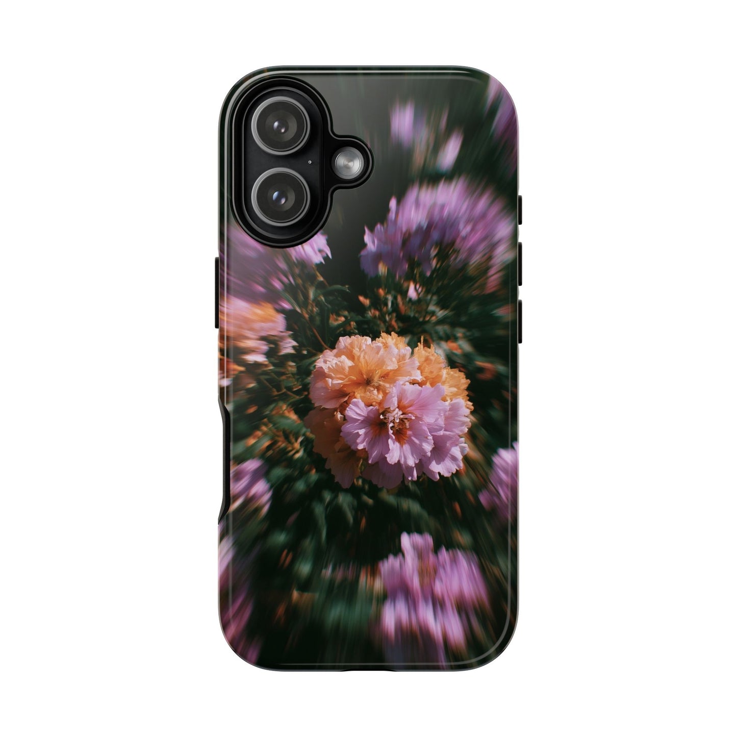 Grainy Blur Flower Phone Case