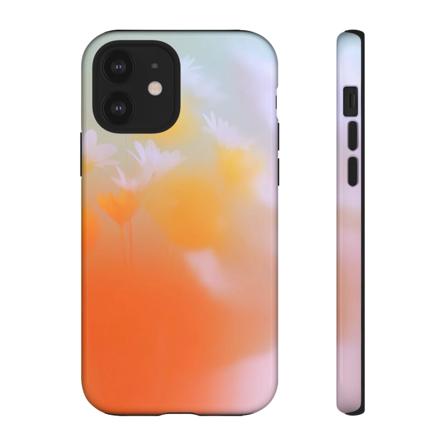 Grainy Blur Flower Phone Case