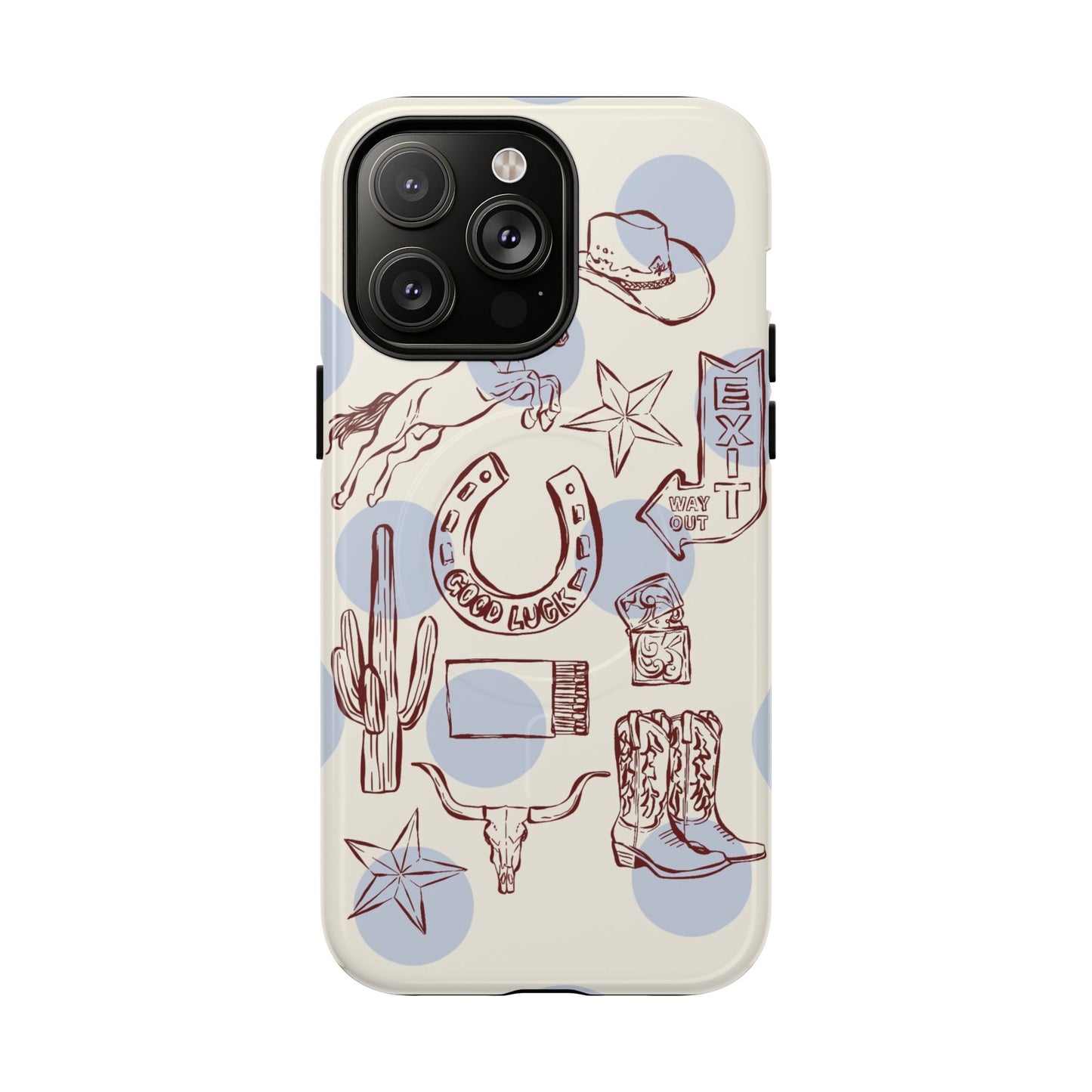 Western Cowboy Phone Case — Tough Magnetic Protective Case