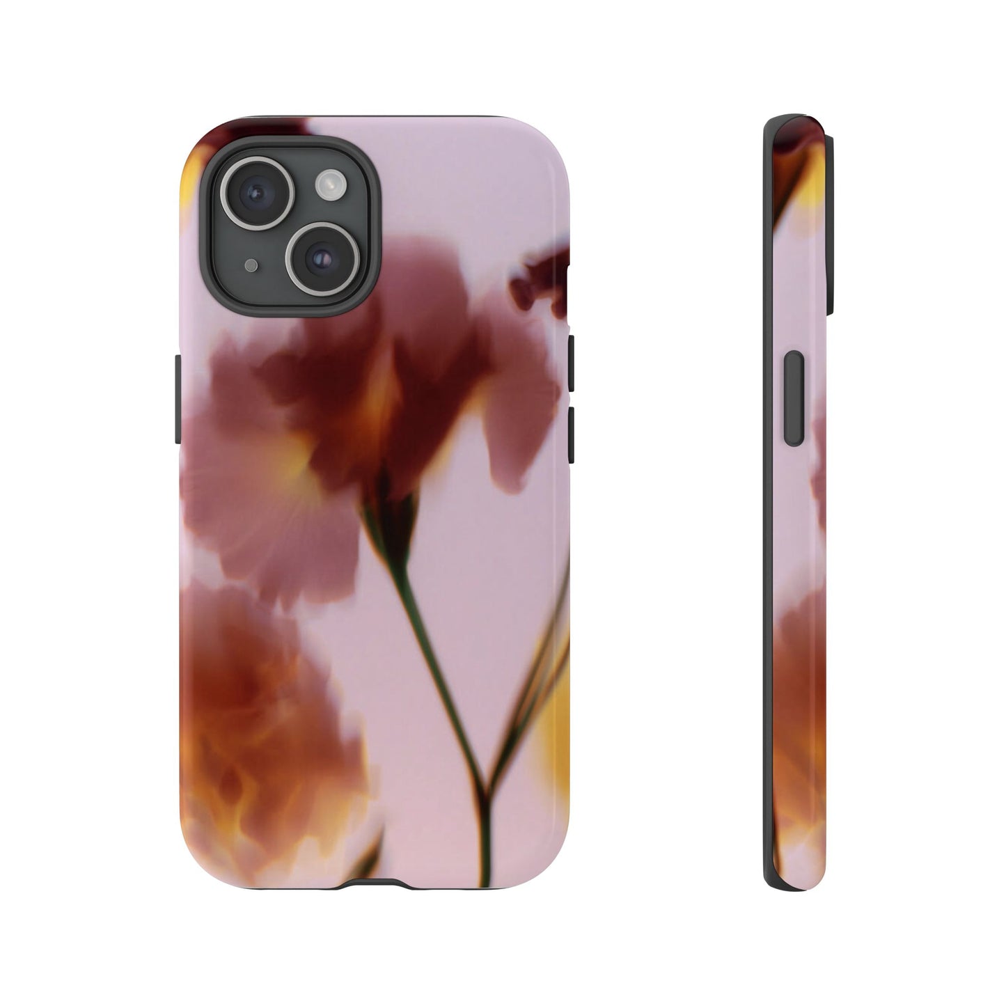 Grainy Blur Flower Phone Case