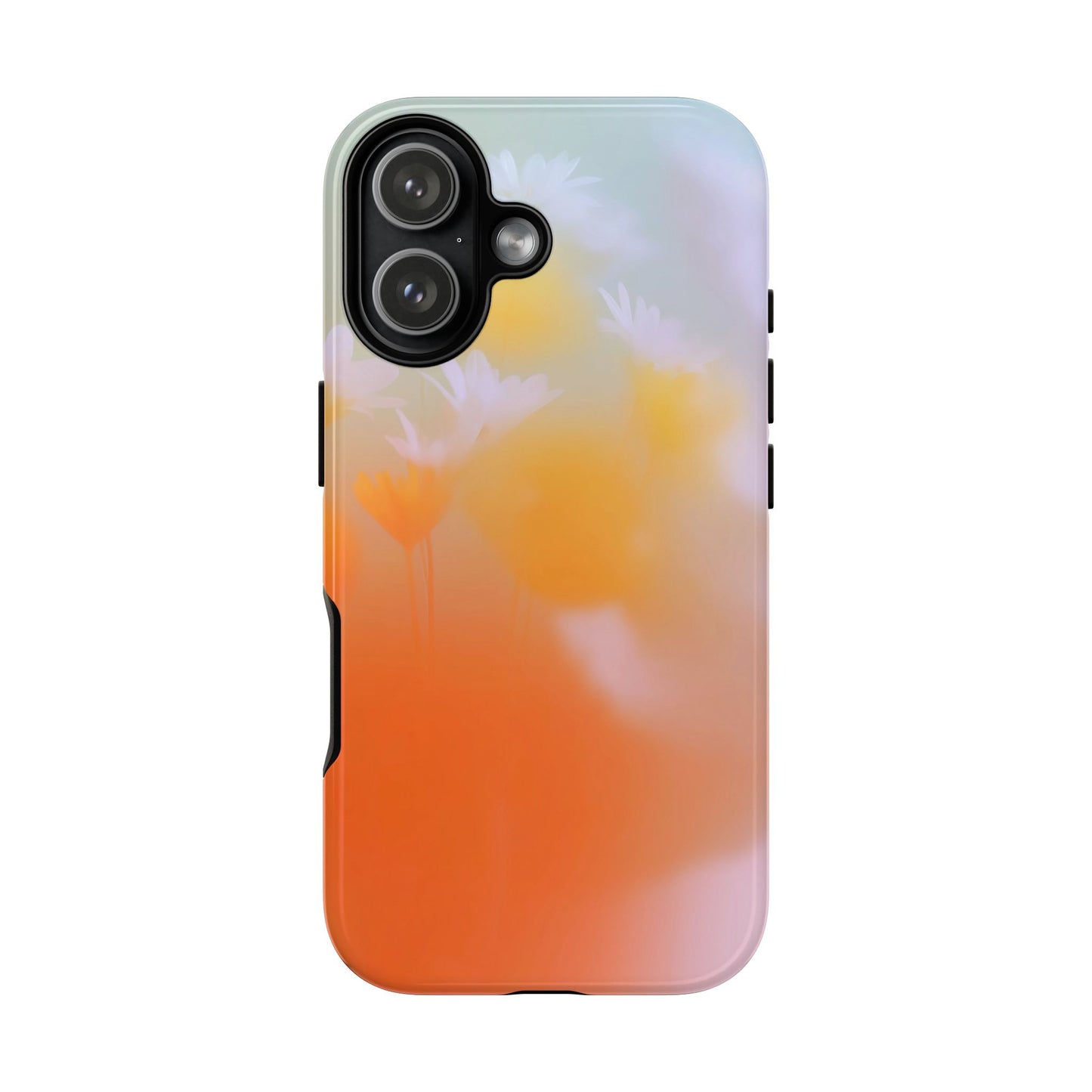 Grainy Blur Flower Phone Case