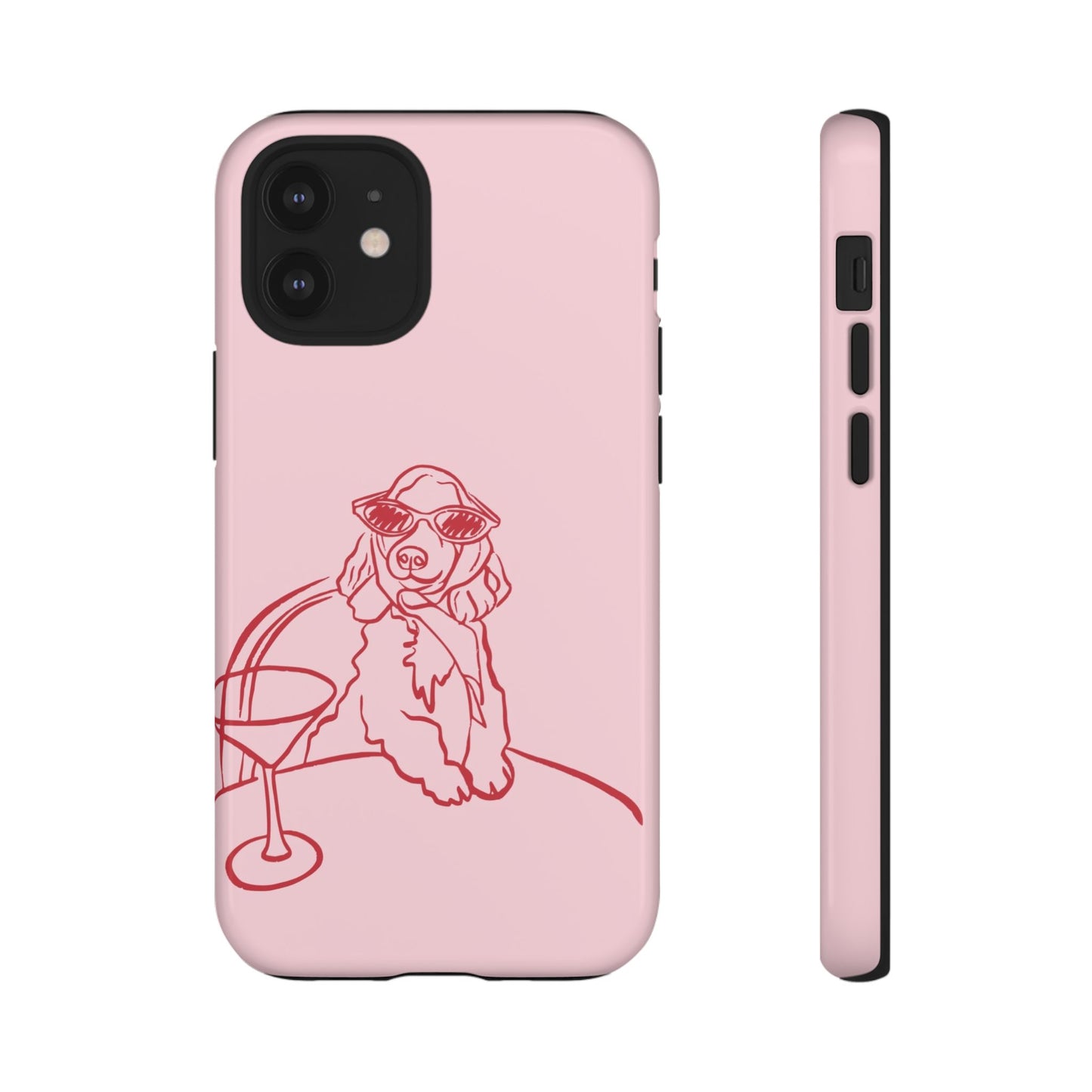 Fashion Dog Design Tough Phone Case
