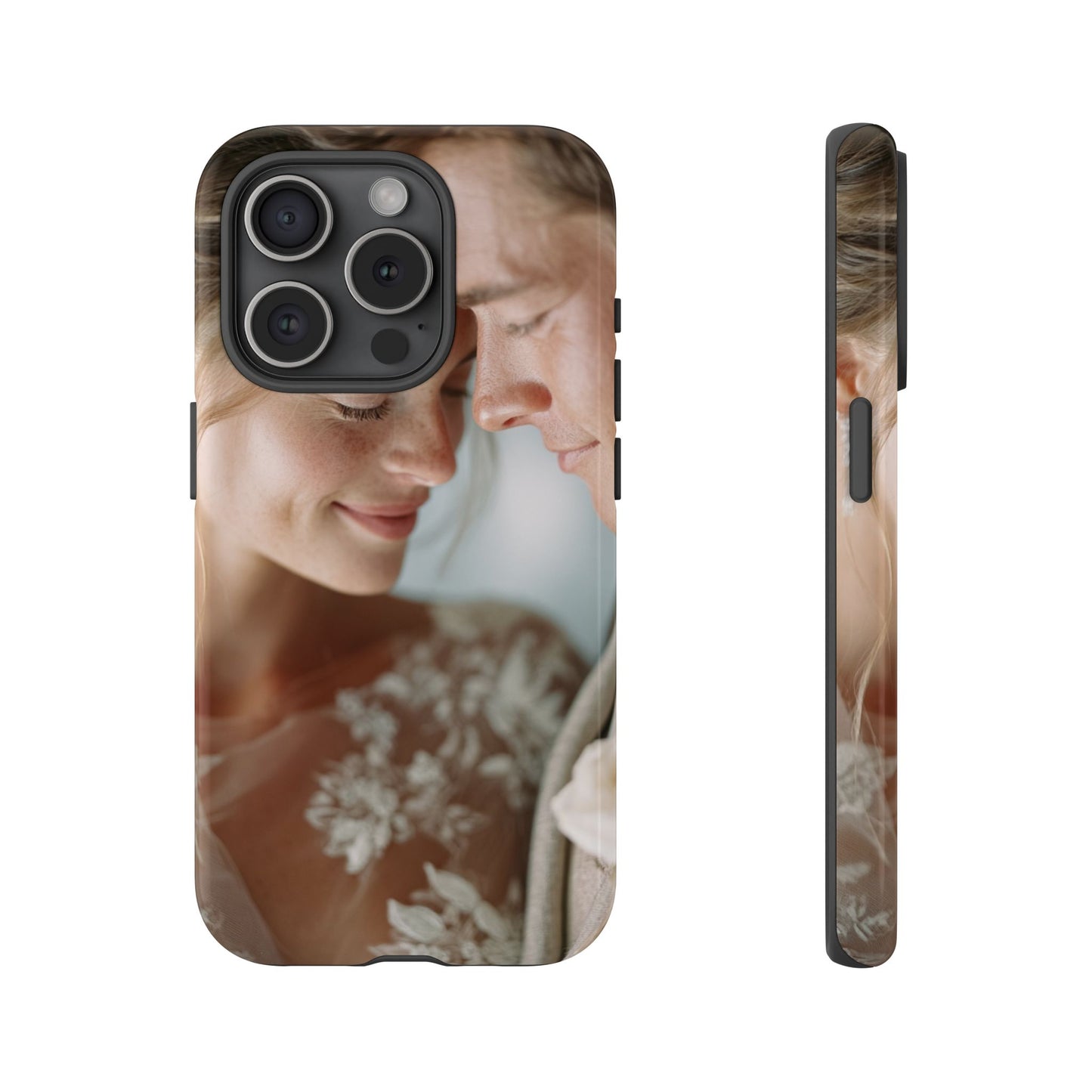 Personalized Photo Tough Phone Case (Custom Couple/Wedding Portrait)