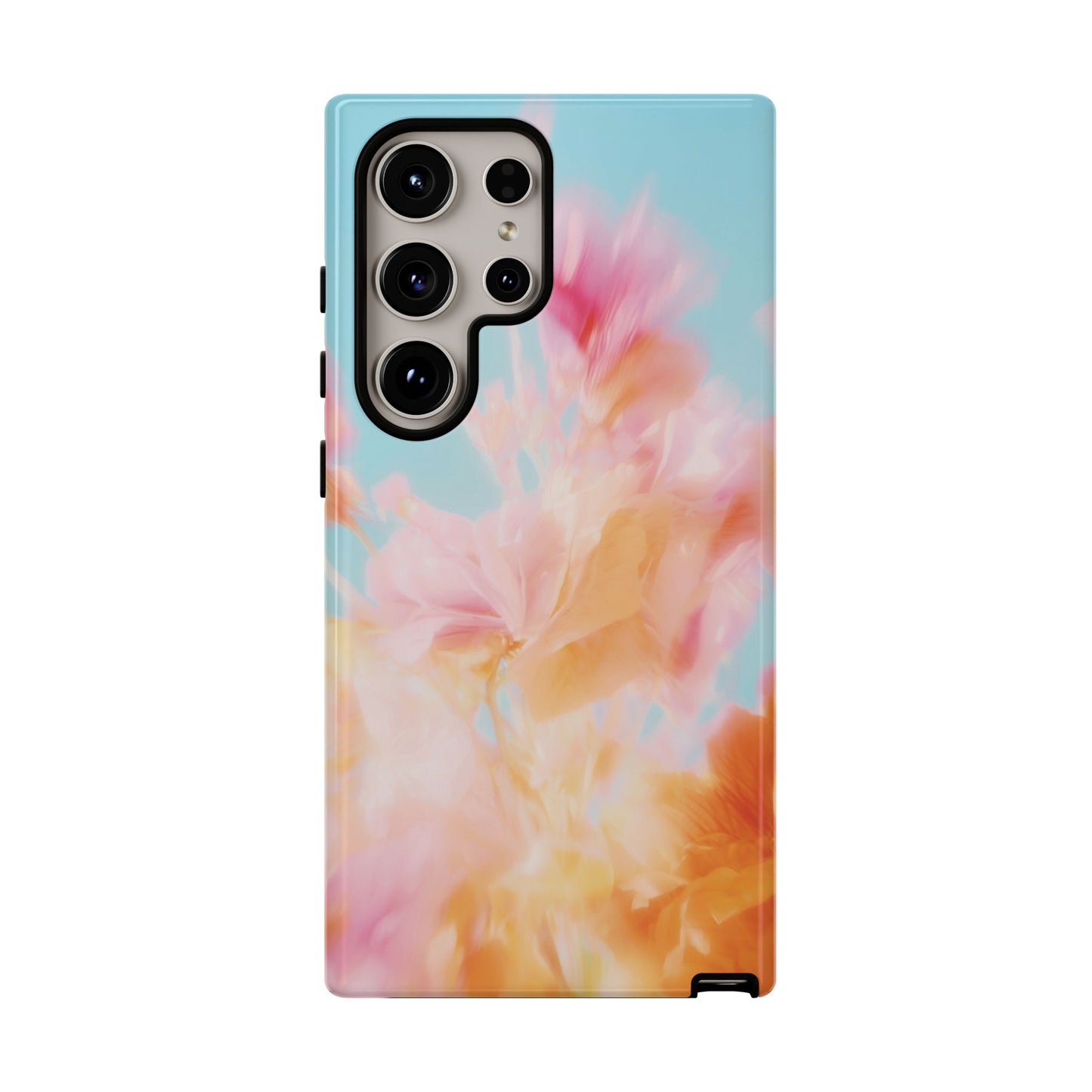 Grainy Blur Flower Phone Case