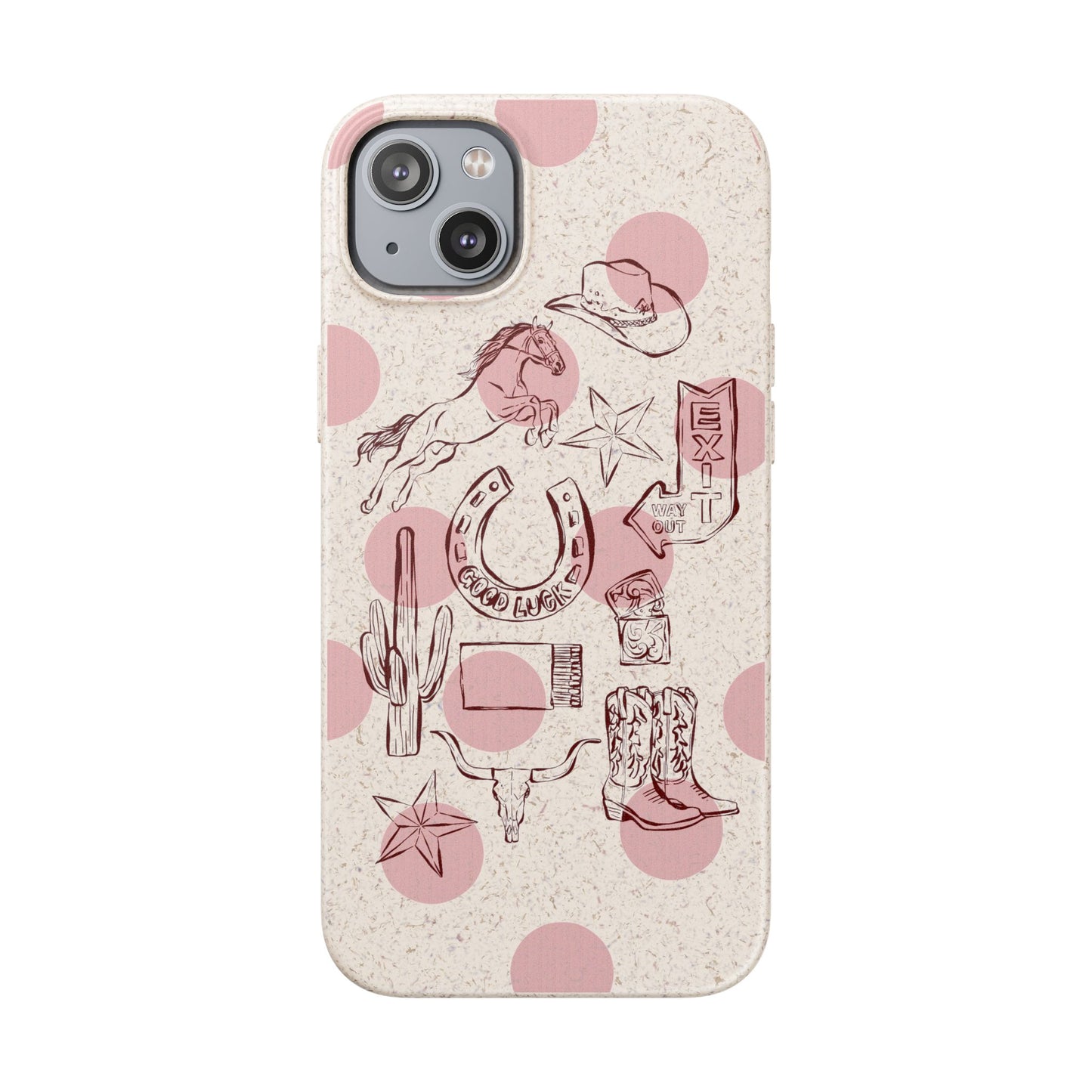 Western Biodegradable Phone Case