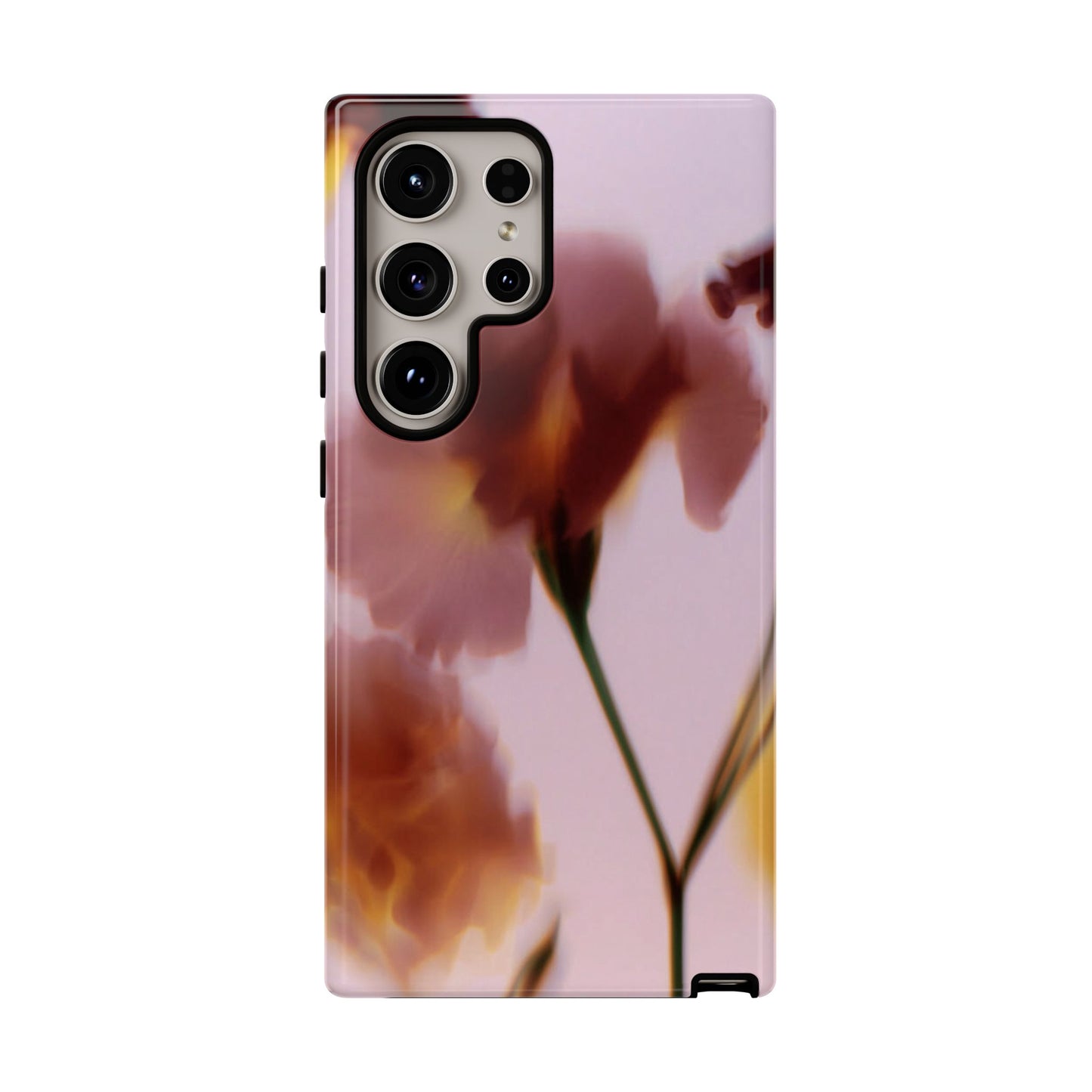 Grainy Blur Flower Phone Case