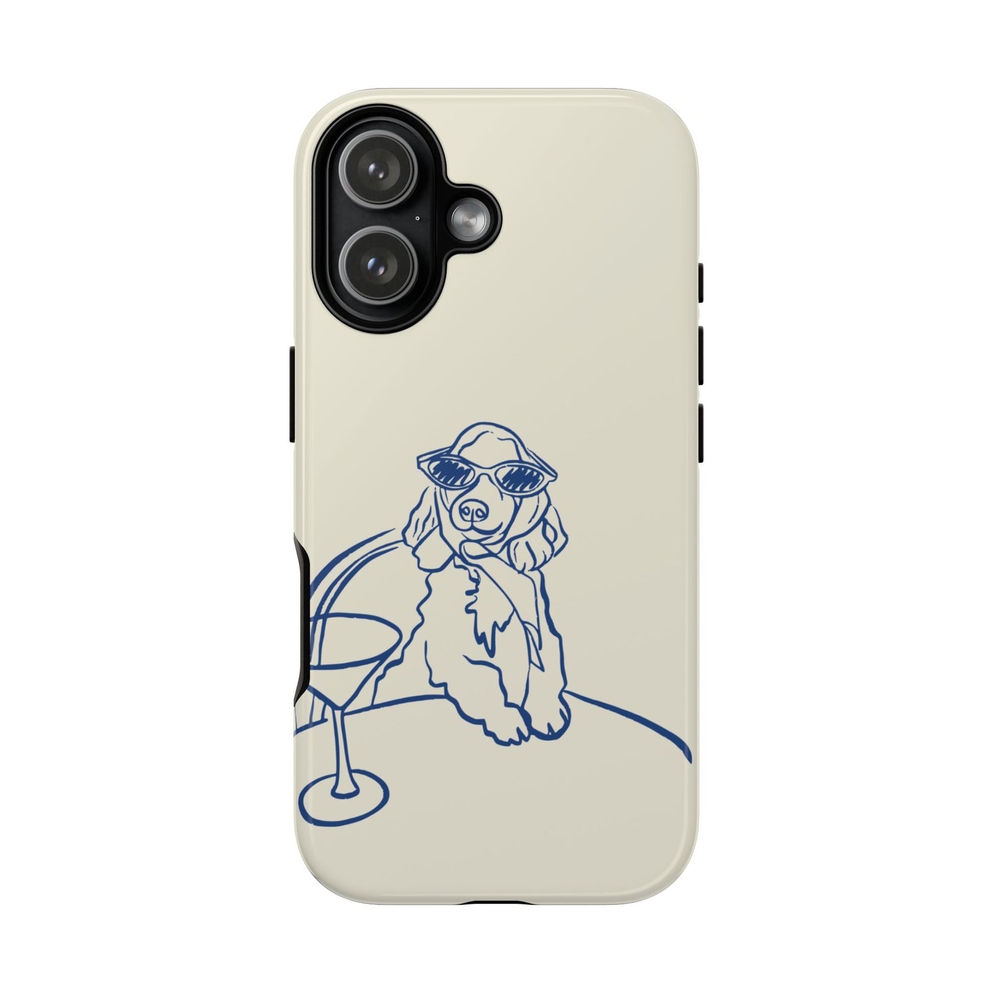 Fashion Dog Design Tough Phone Case
