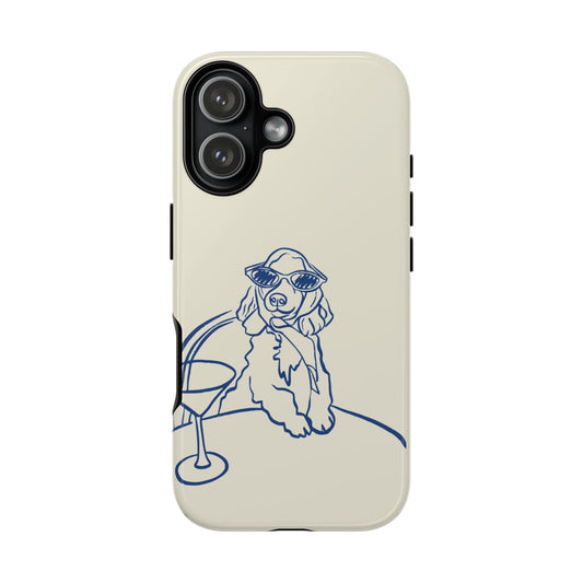 Fashion Dog Design Tough Phone Case