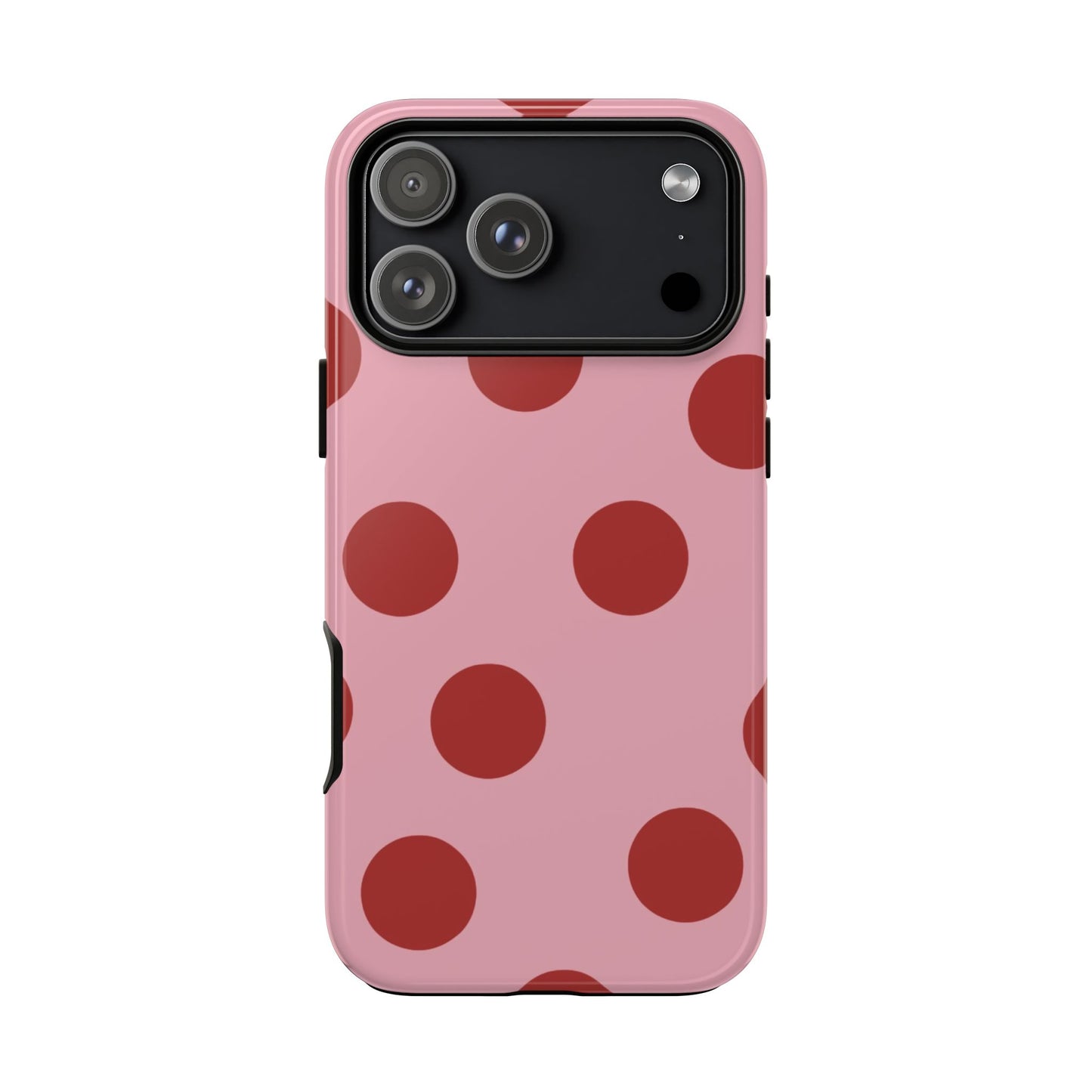 Red & Pink Polka Dot Tough Phone Case