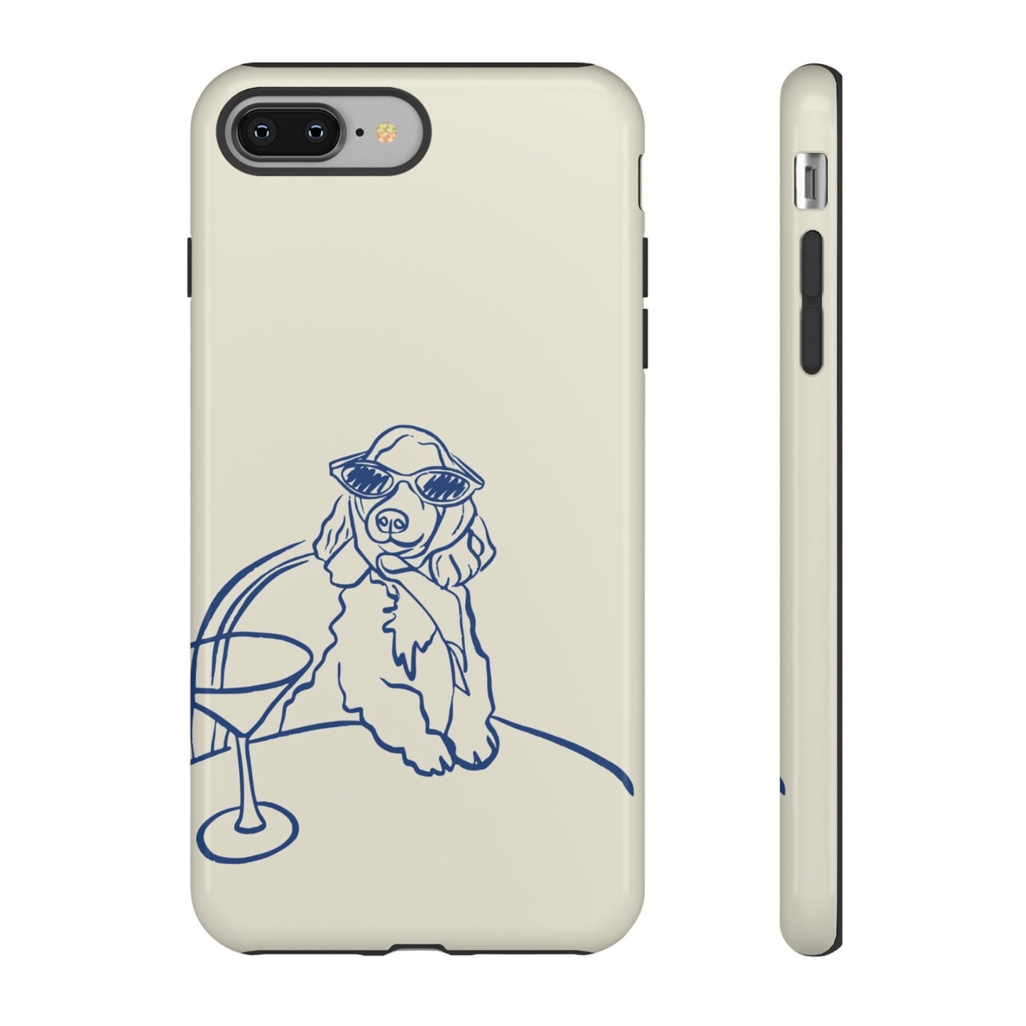 Fashion Dog Design Tough Phone Case