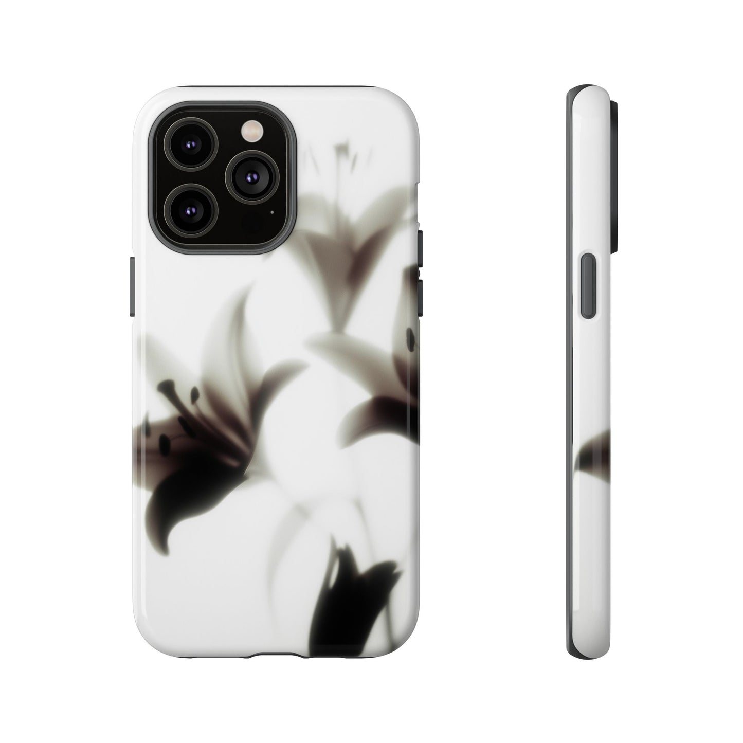 Grainy Blur Flower Phone Case