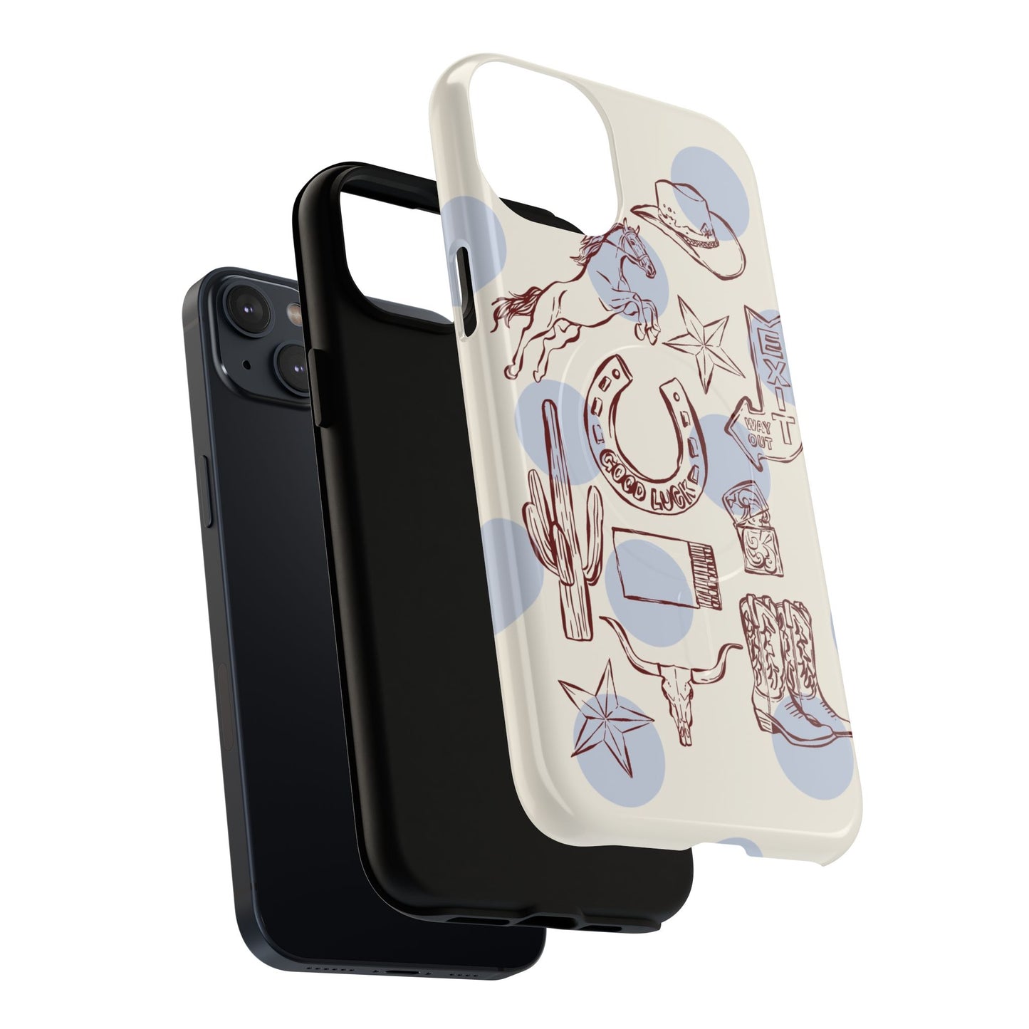 Western Cowboy Phone Case — Tough Magnetic Protective Case