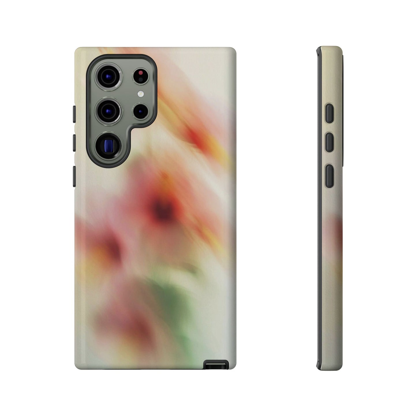 Grainy Blur Flower Tough Phone Case