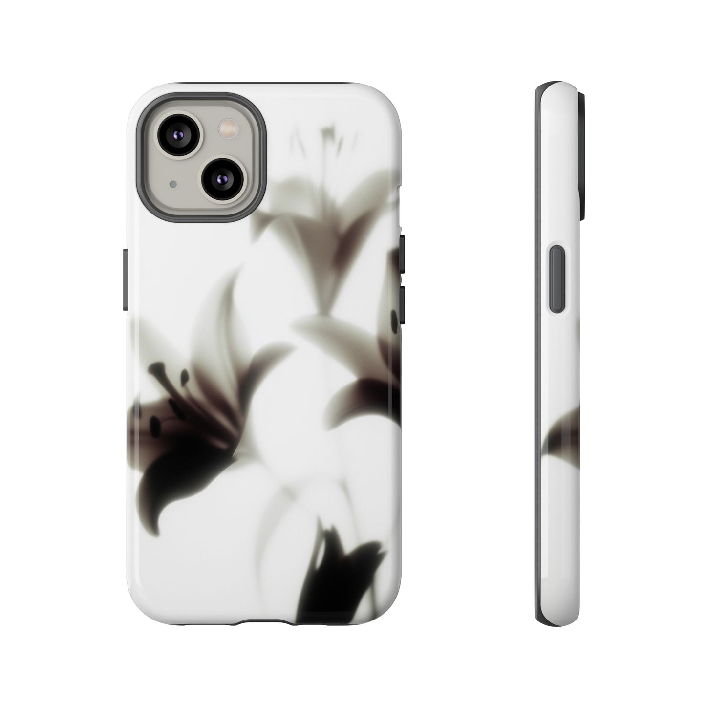 Grainy Blur Flower Phone Case