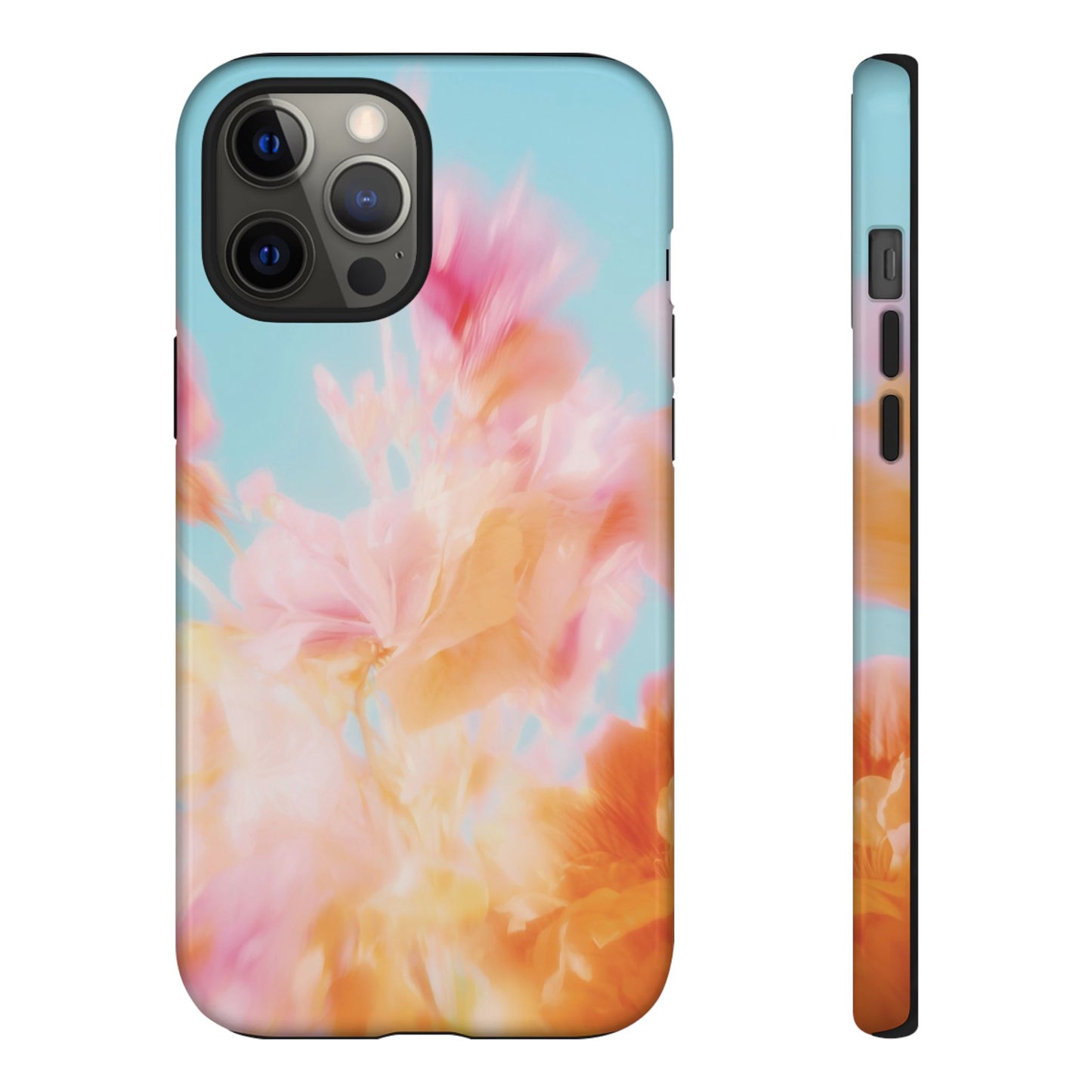 Grainy Blur Flower Phone Case