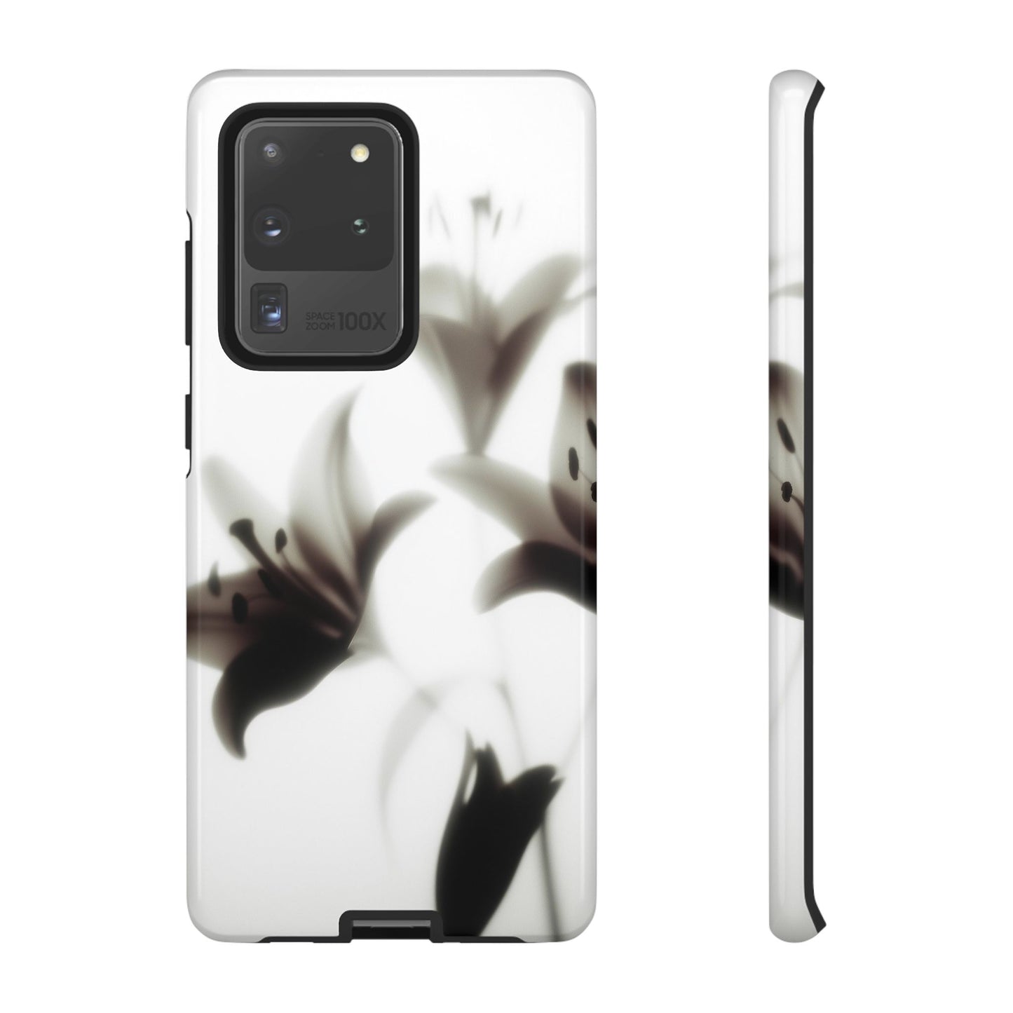 Grainy Blur Flower Phone Case