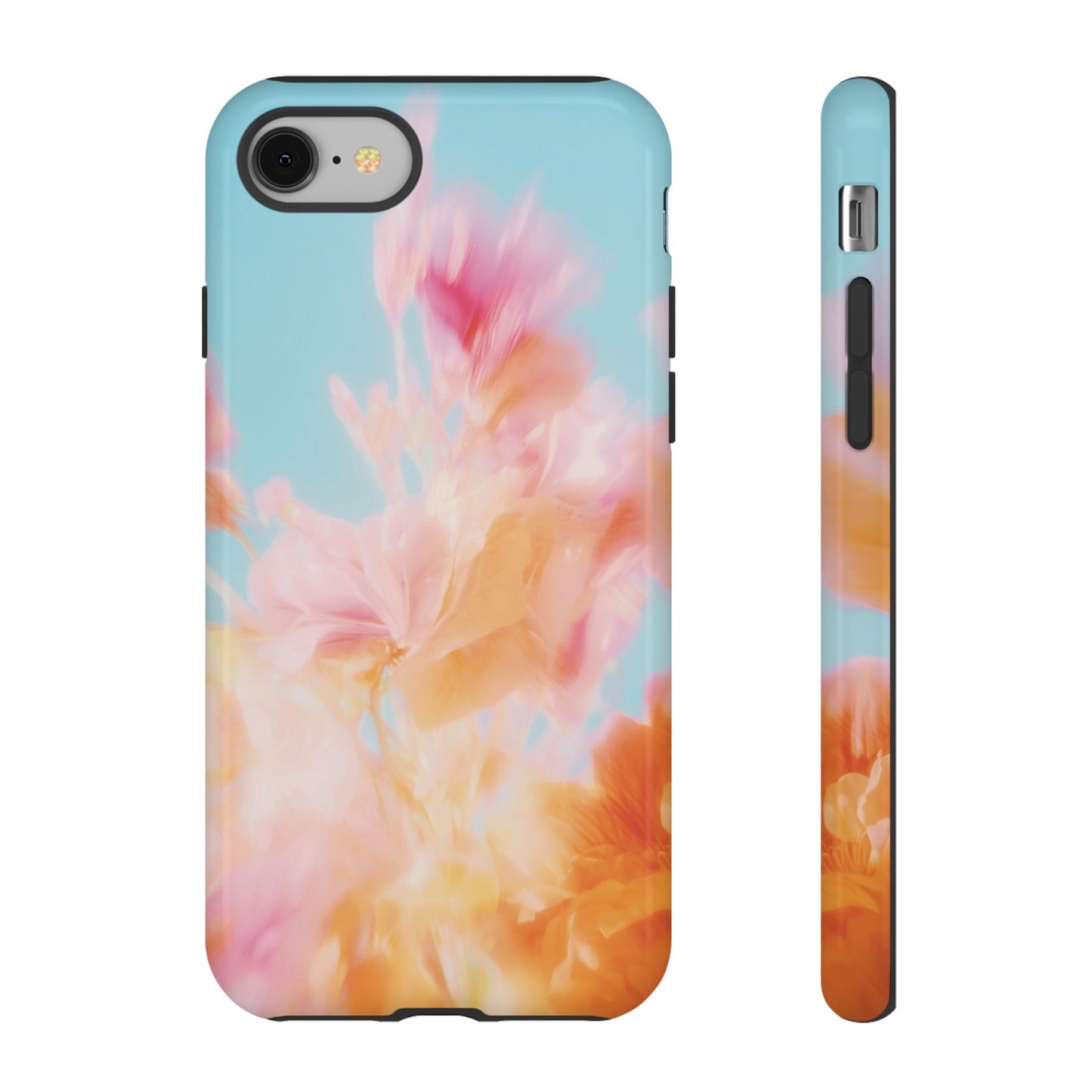 Grainy Blur Flower Phone Case