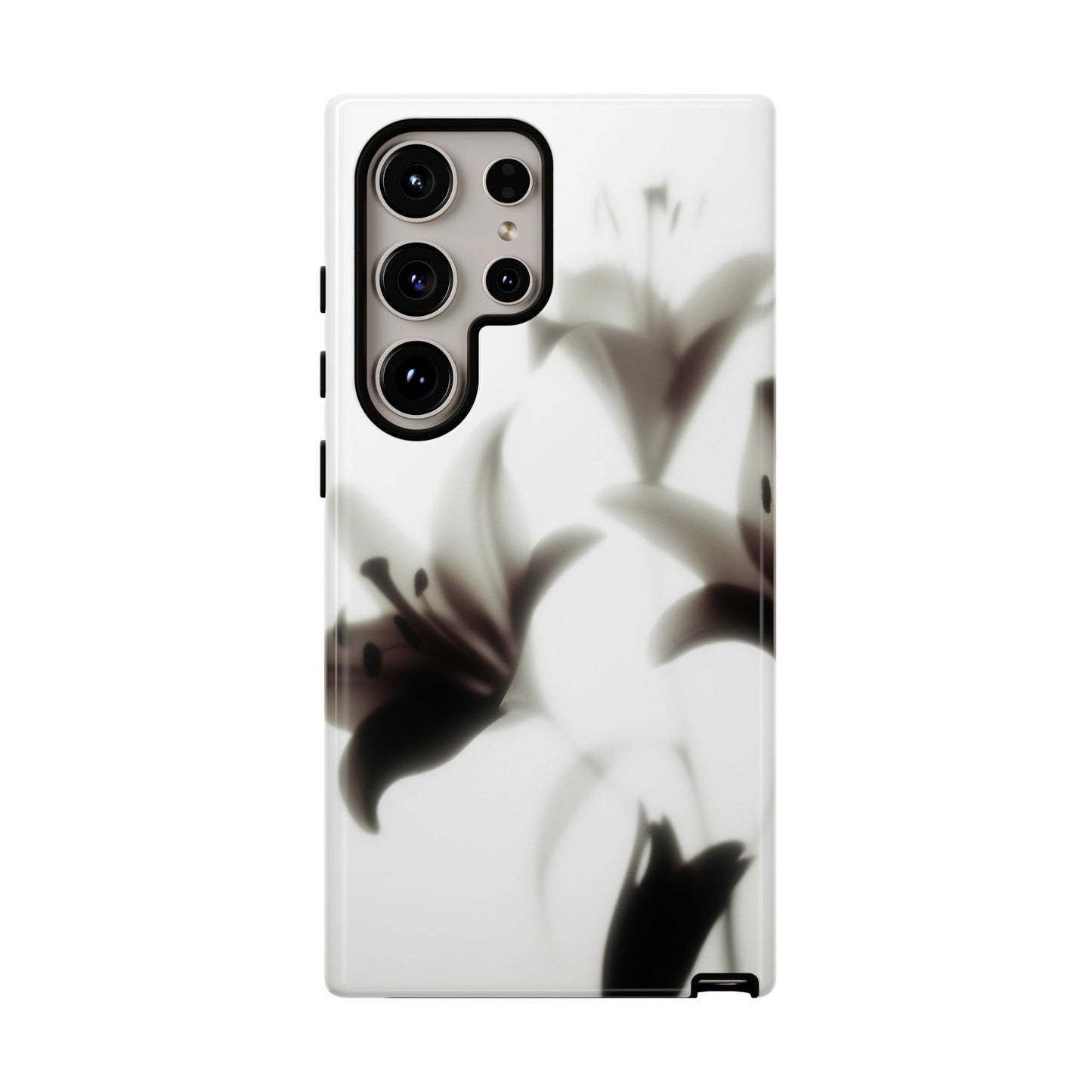 Grainy Blur Flower Phone Case