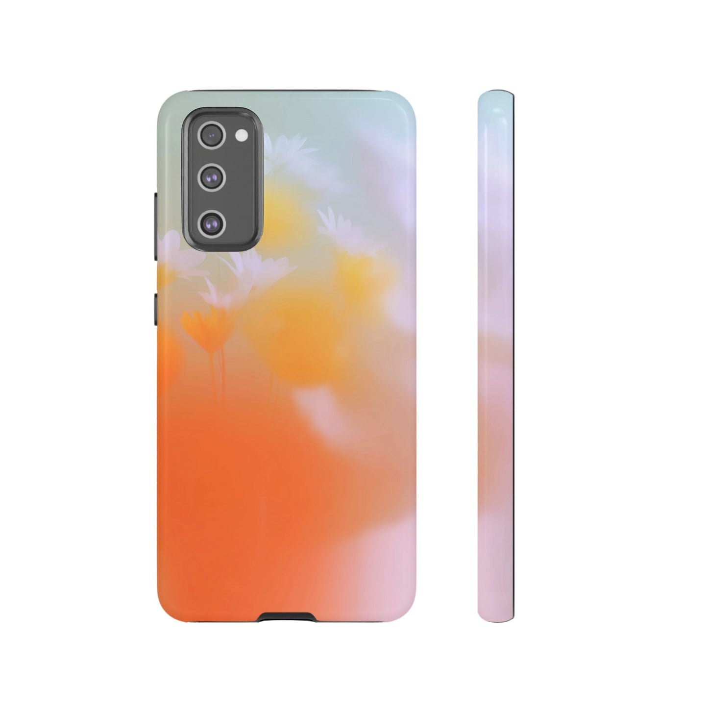 Grainy Blur Flower Phone Case