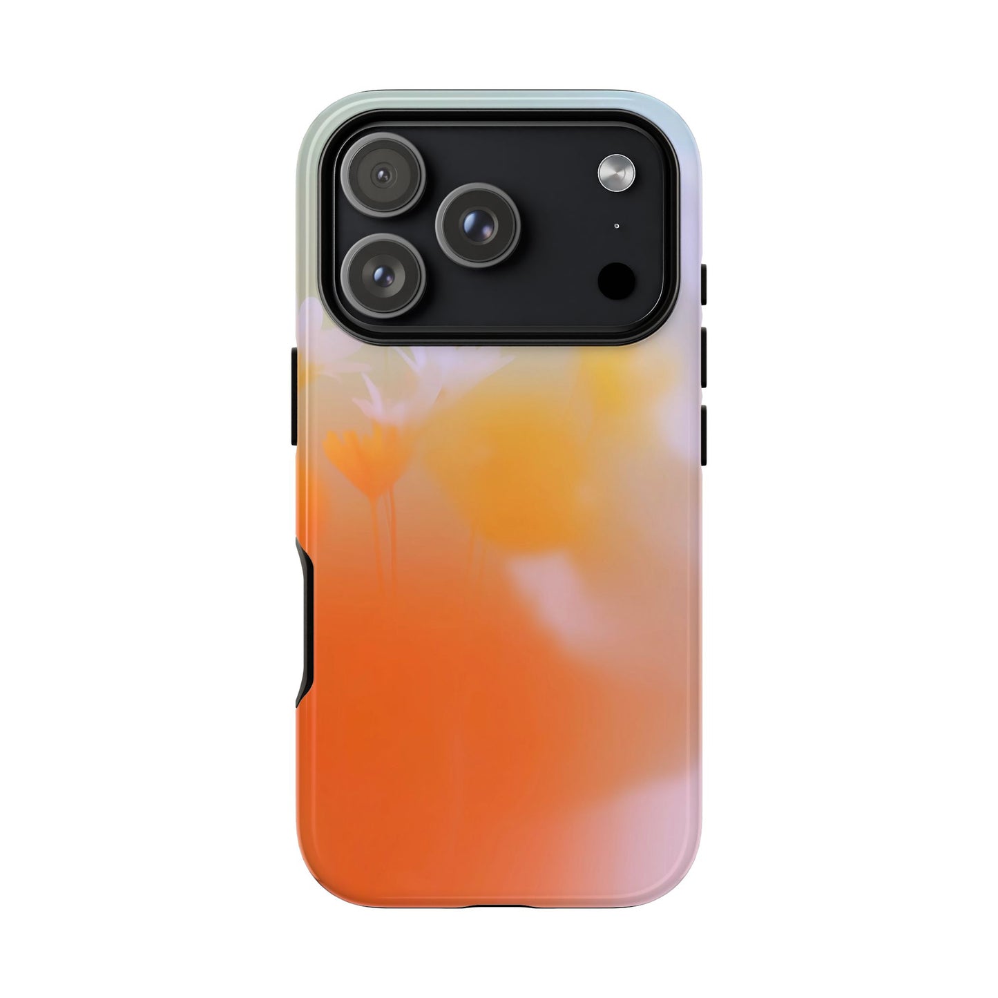 Grainy Blur Flower Phone Case