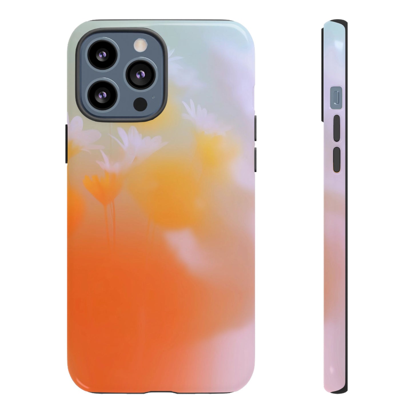 Grainy Blur Flower Phone Case
