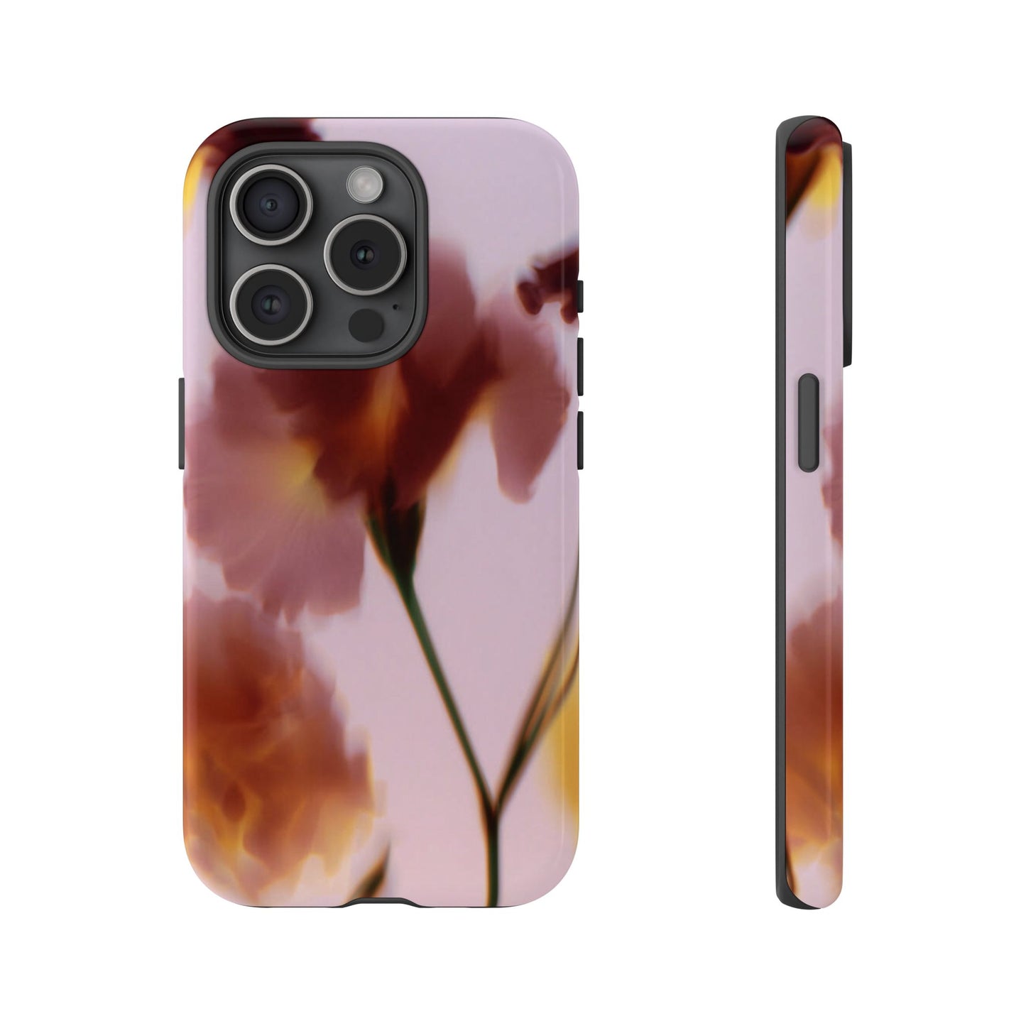 Grainy Blur Flower Phone Case
