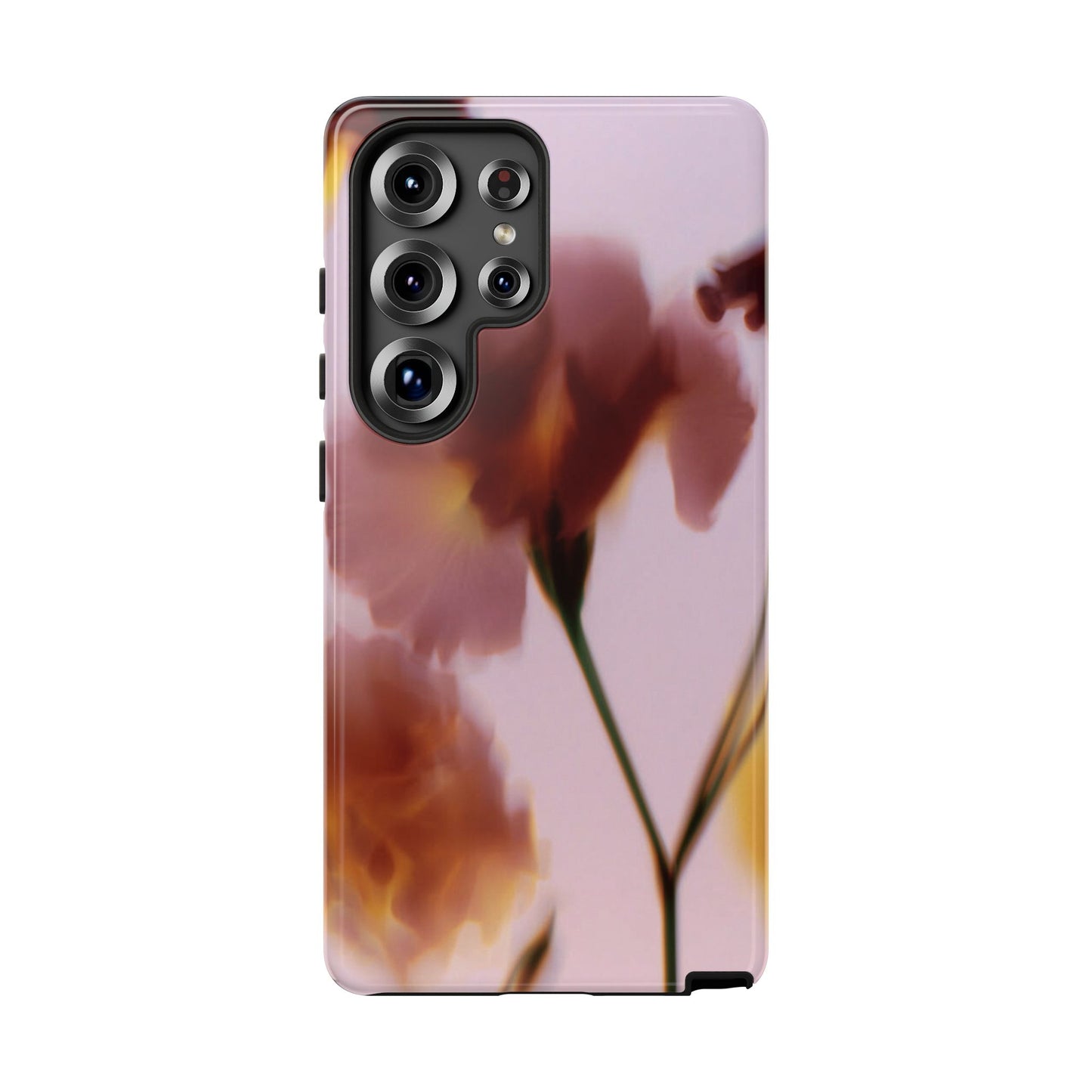 Grainy Blur Flower Phone Case