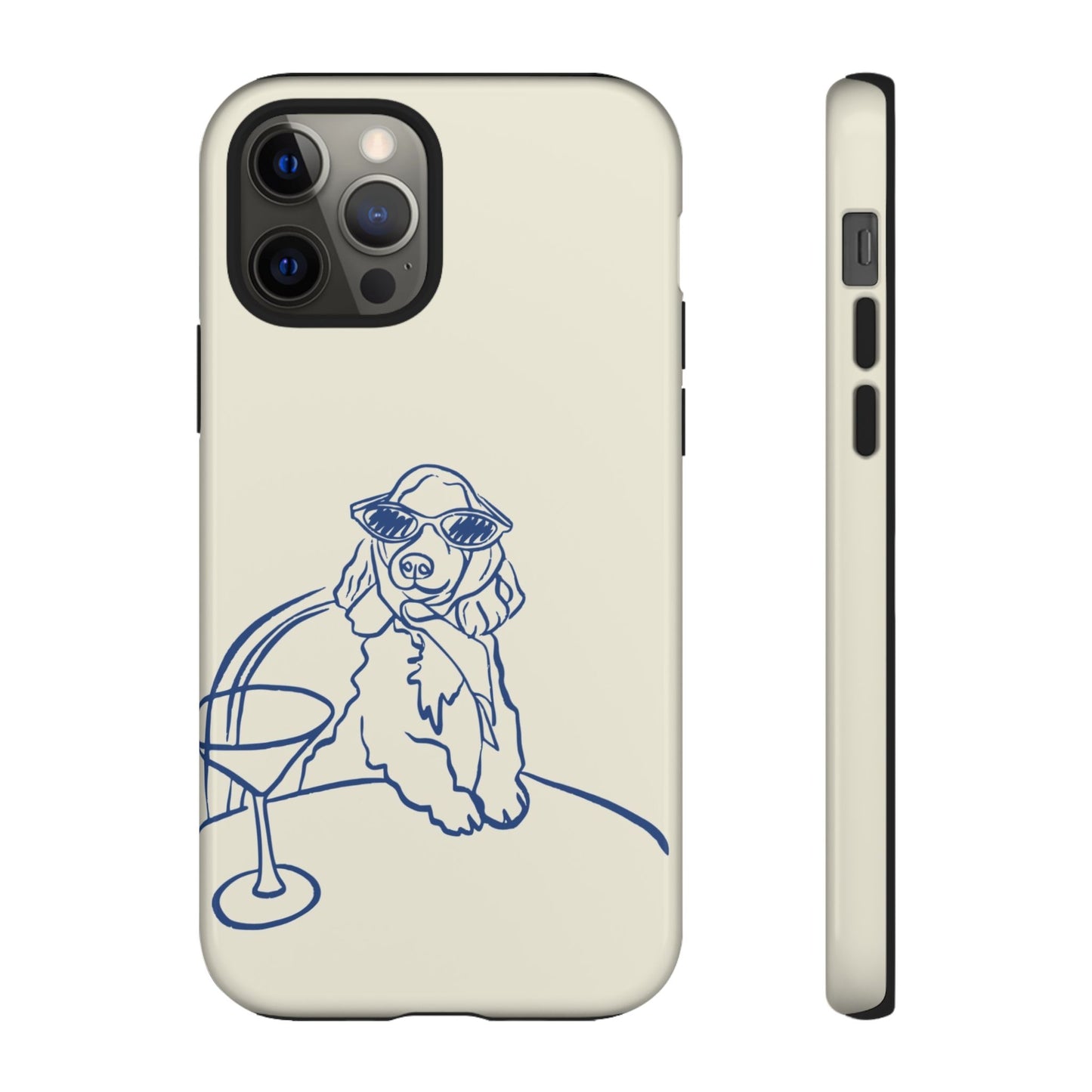 Fashion Dog Design Tough Phone Case