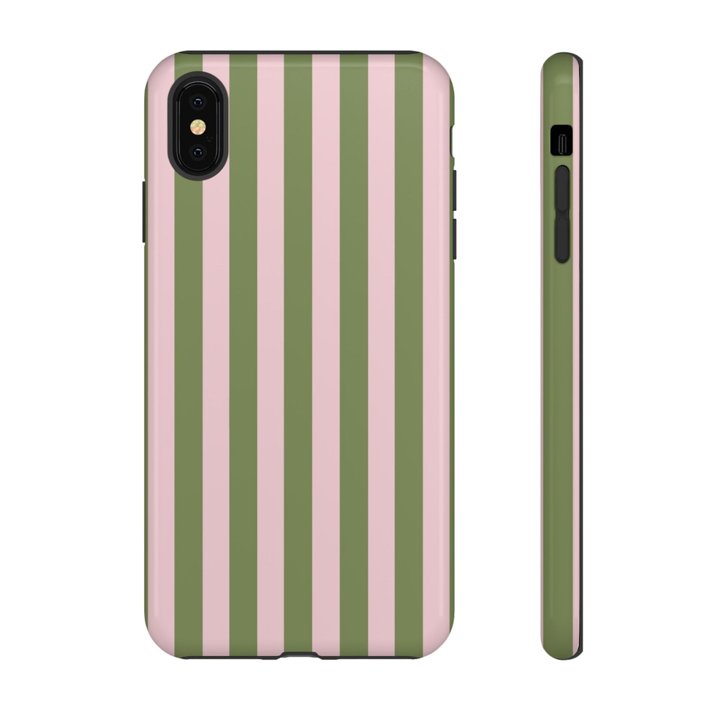 Matcha Green & Pink Tough Phone Case
