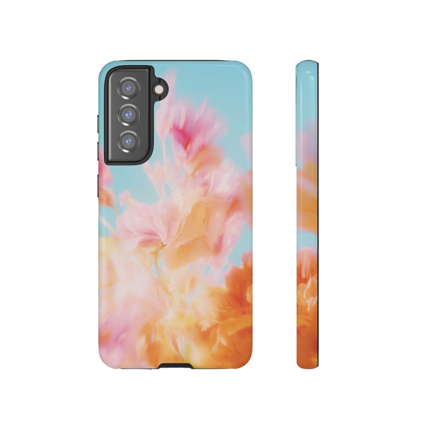 Grainy Blur Flower Phone Case