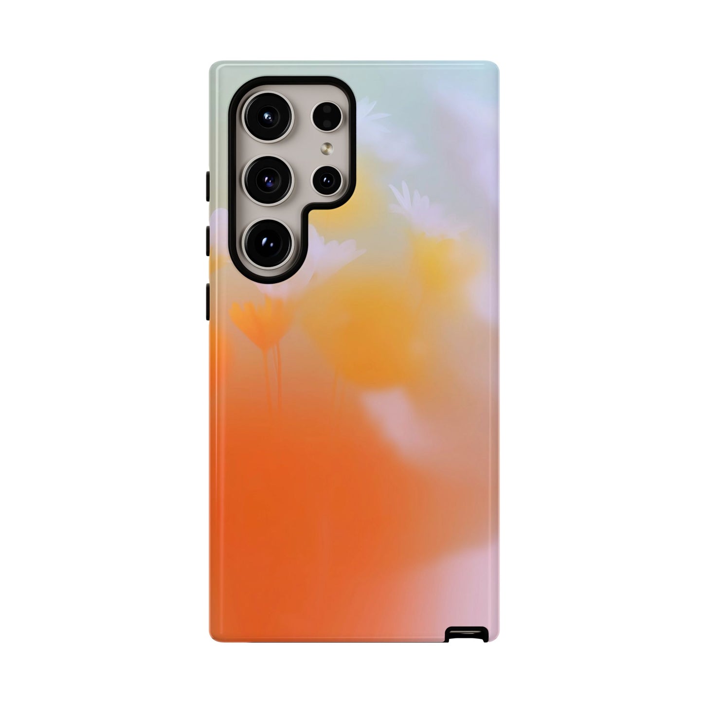 Grainy Blur Flower Phone Case