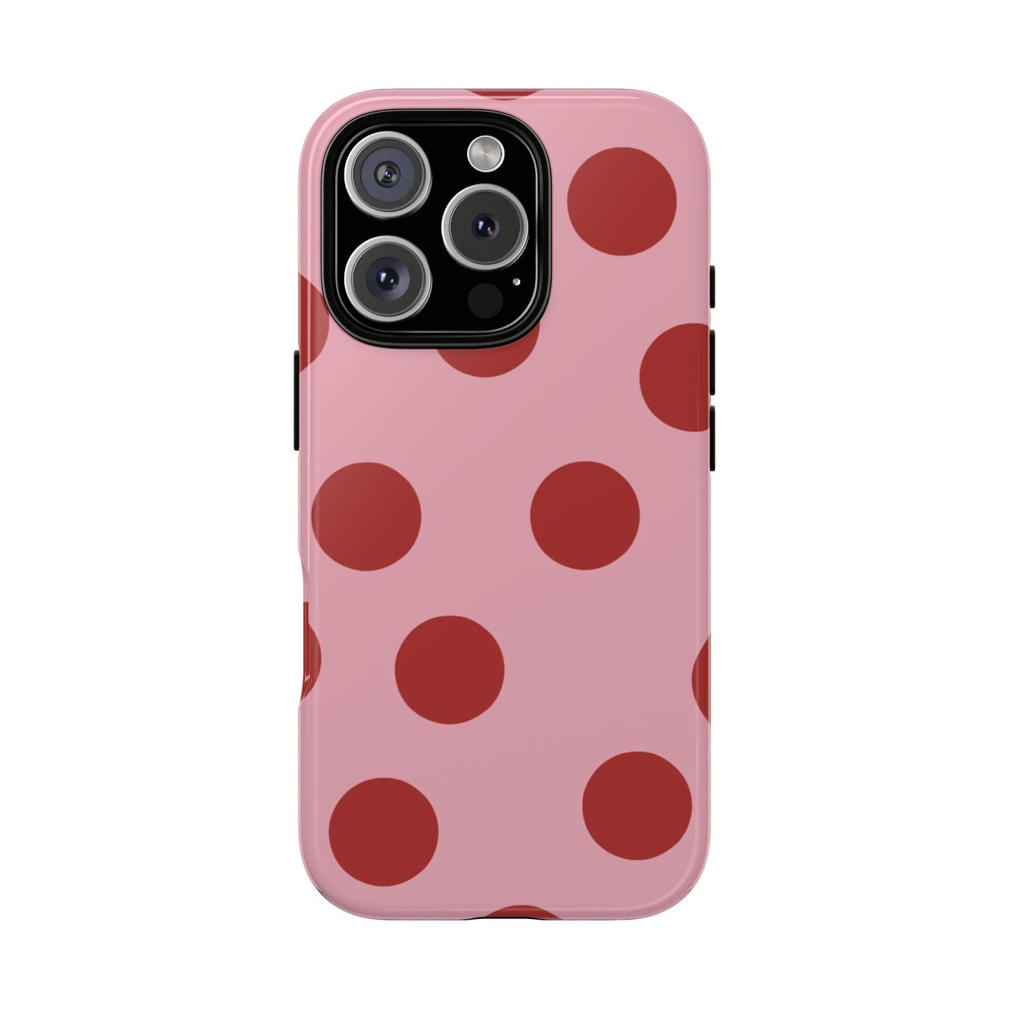 Red & Pink Polka Dot Tough Phone Case
