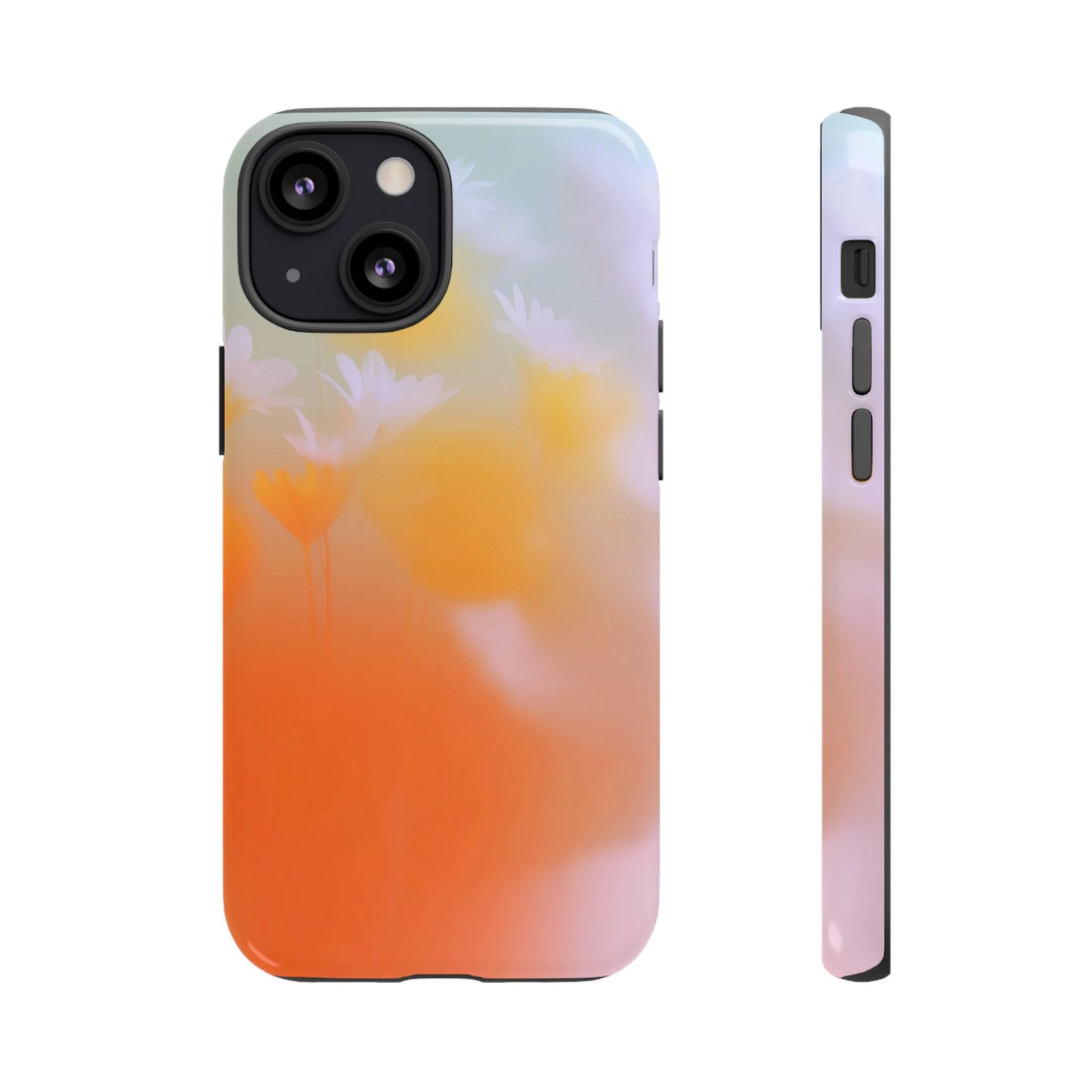 Grainy Blur Flower Phone Case