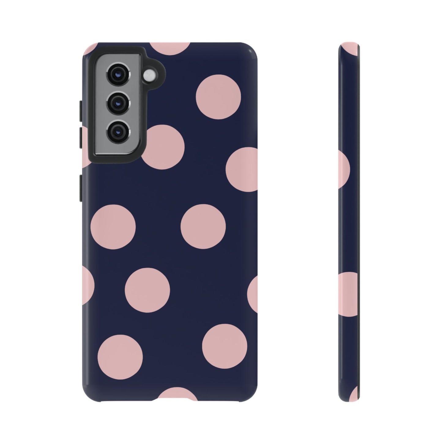 Blue & Pink Polka Dot Phone Case